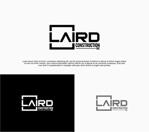 Logo Design by GI ART for Laird Construction,  Inc | Design: #30961713