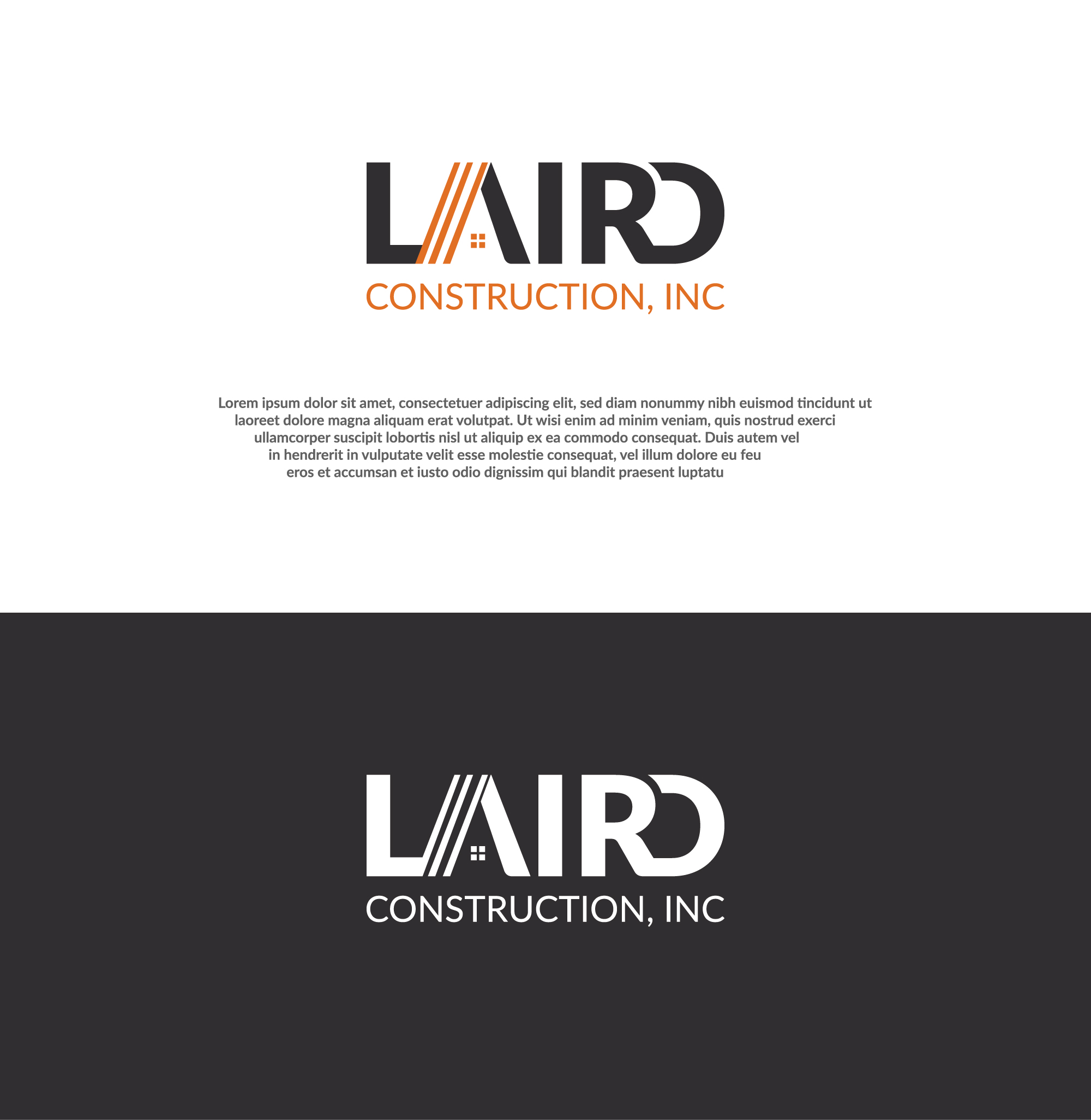 Logo Design by parvin6494 for Laird Construction,  Inc | Design #30956419