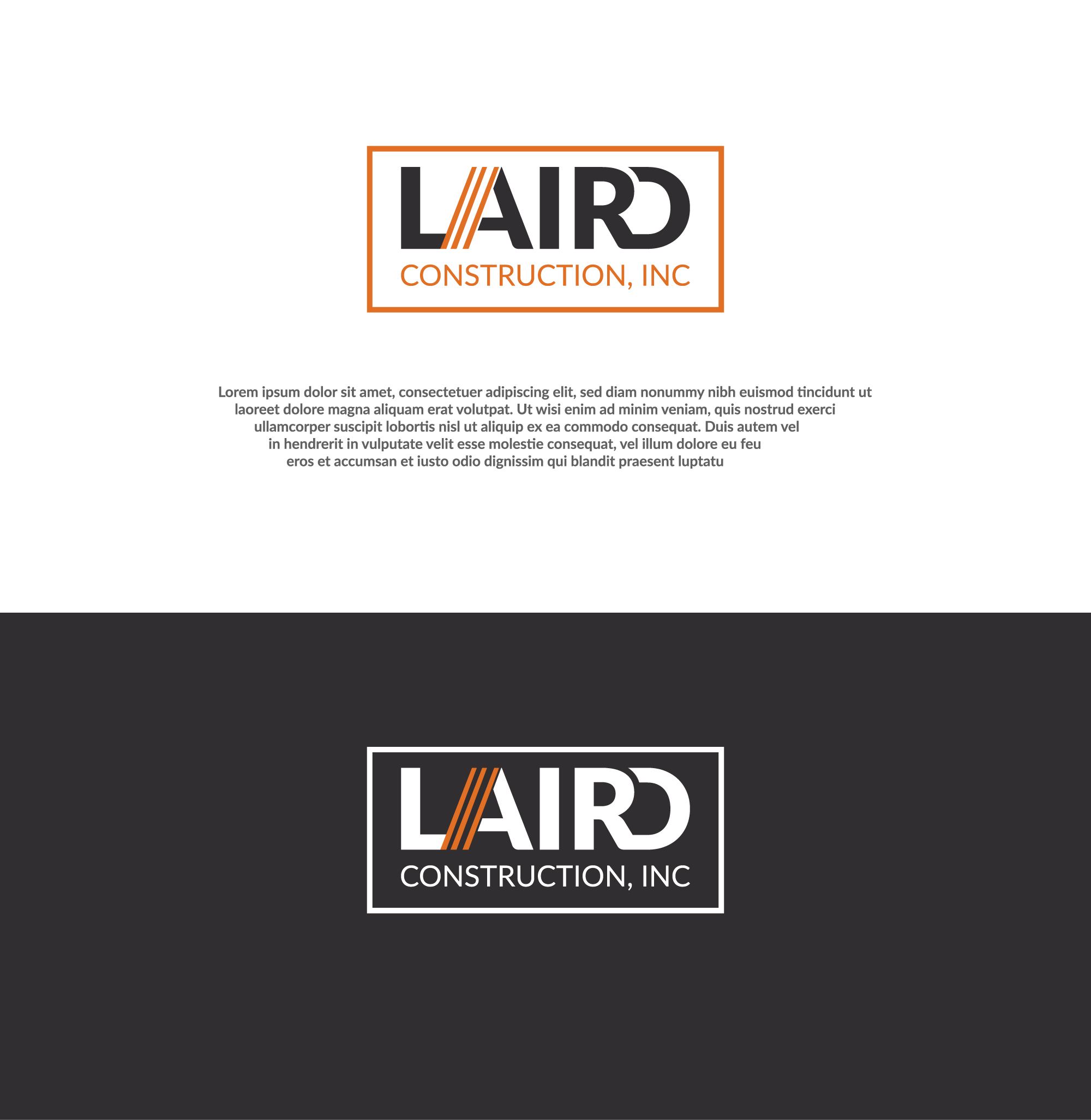 Logo Design by parvin6494 for Laird Construction,  Inc | Design #30956430