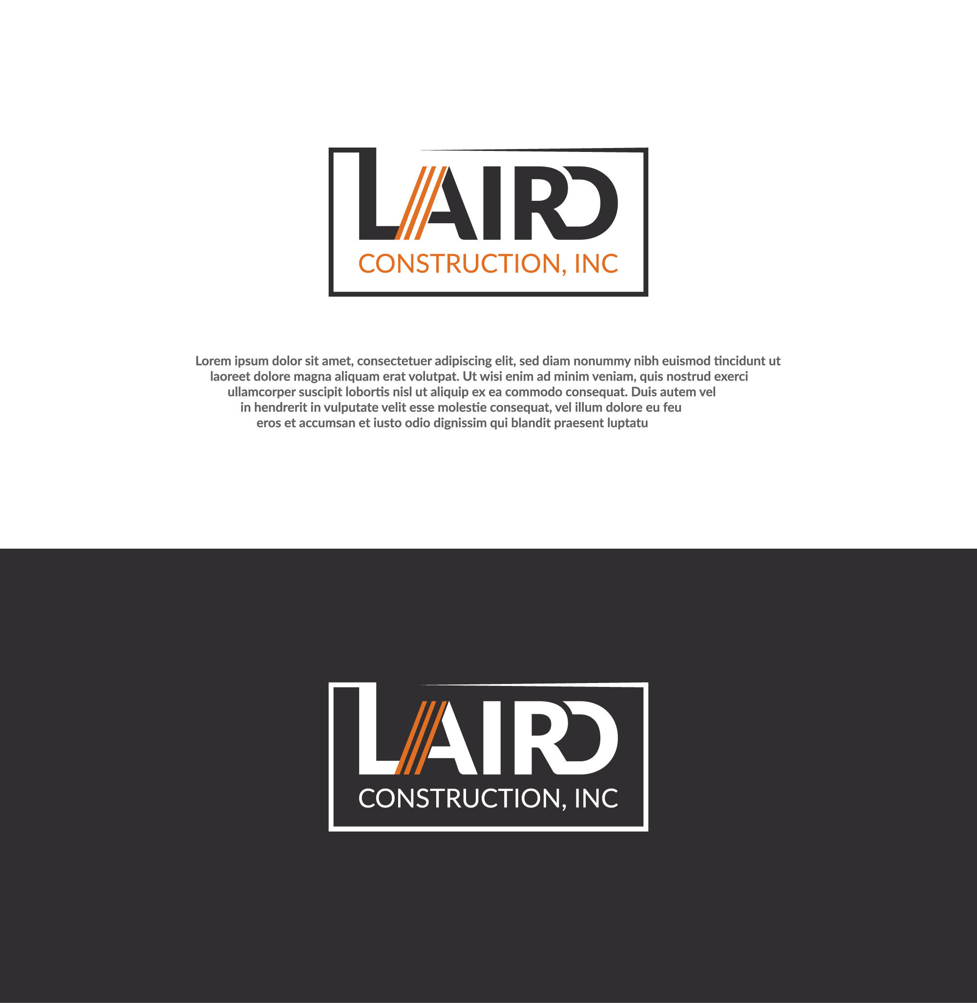 Logo Design by parvin6494 for Laird Construction,  Inc | Design #30956443