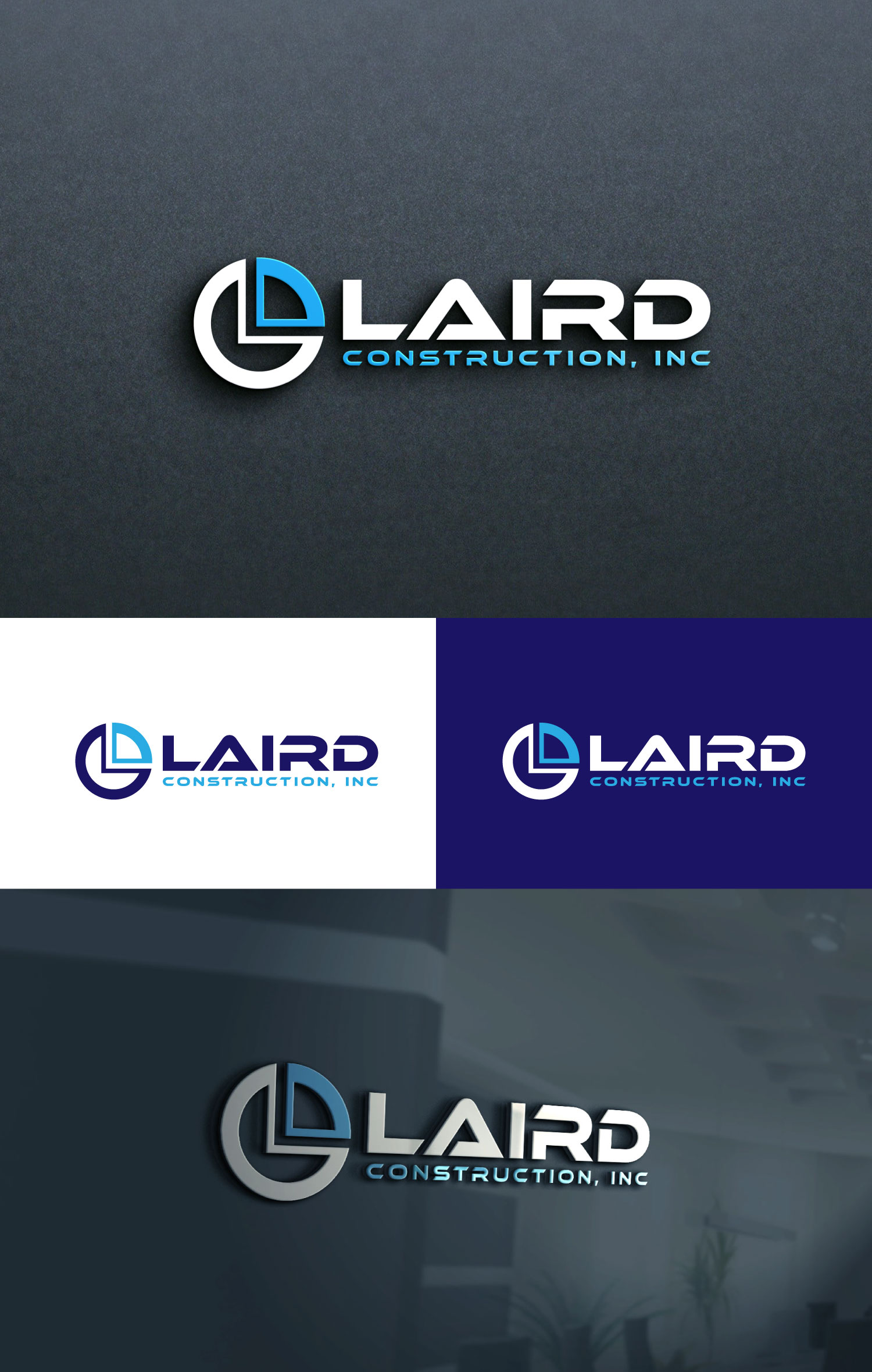 Logo Design by DoYel art for Laird Construction,  Inc | Design #30953030