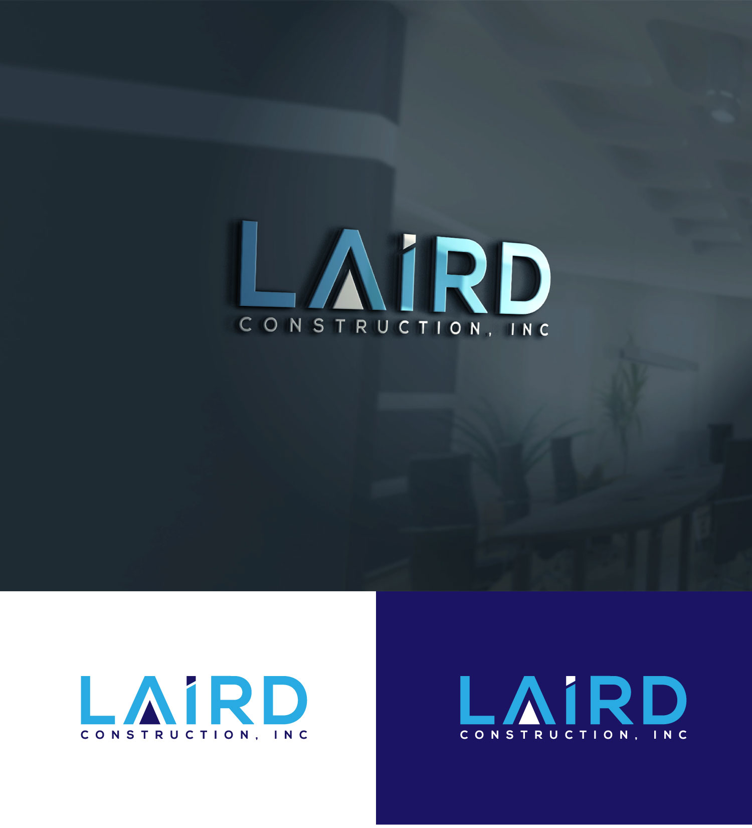 Logo Design by DoYel art for Laird Construction,  Inc | Design #30953060