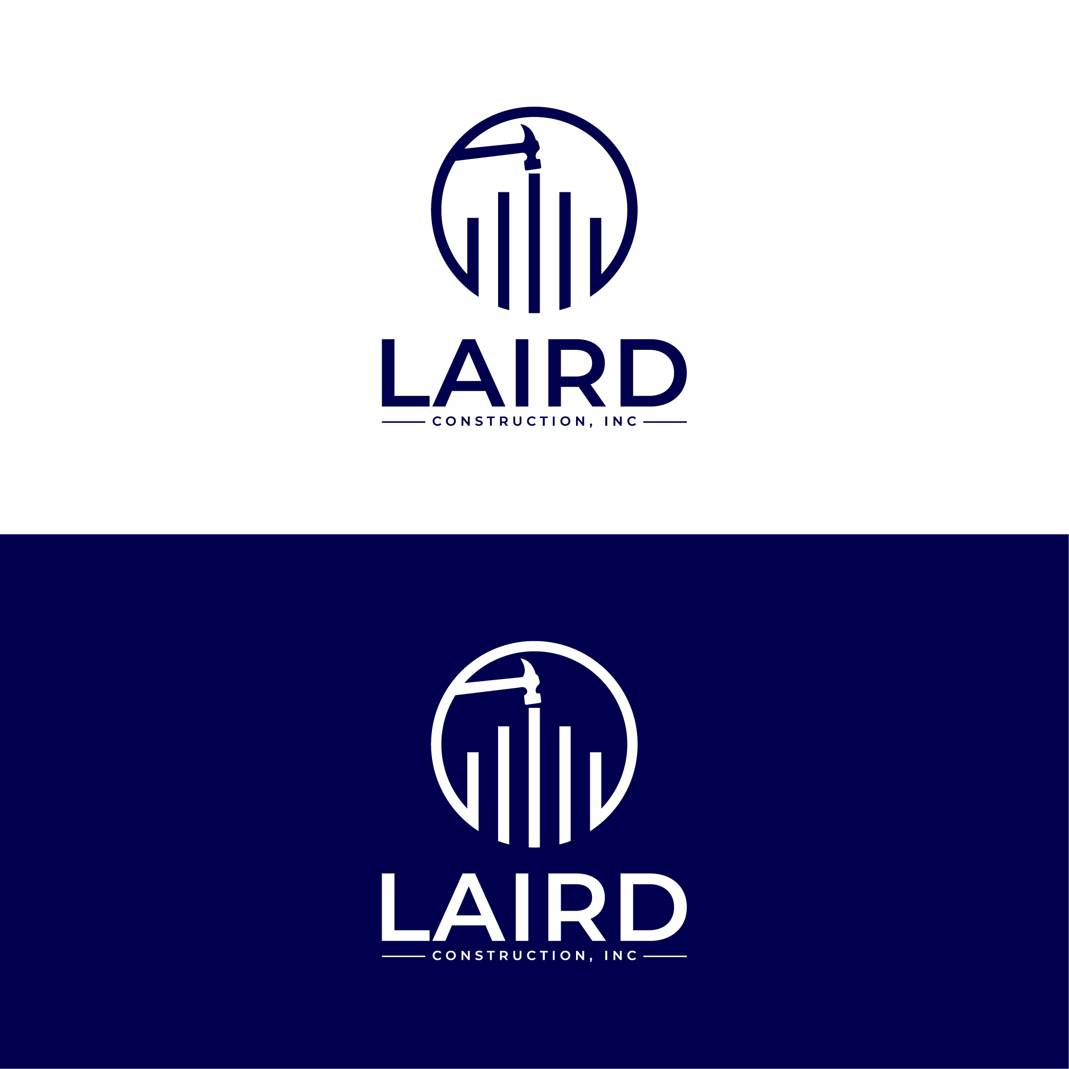 Logo Design by designer profile for Laird Construction,  Inc | Design #30968057