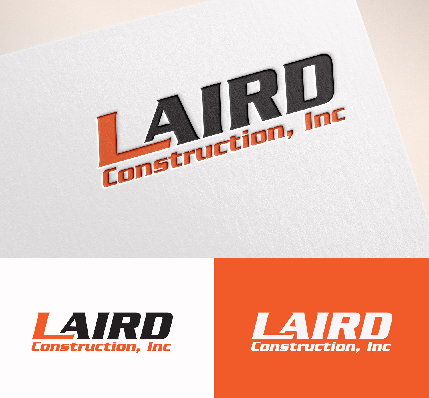 Logo Design by M Art & Design for Laird Construction,  Inc | Design #30954940