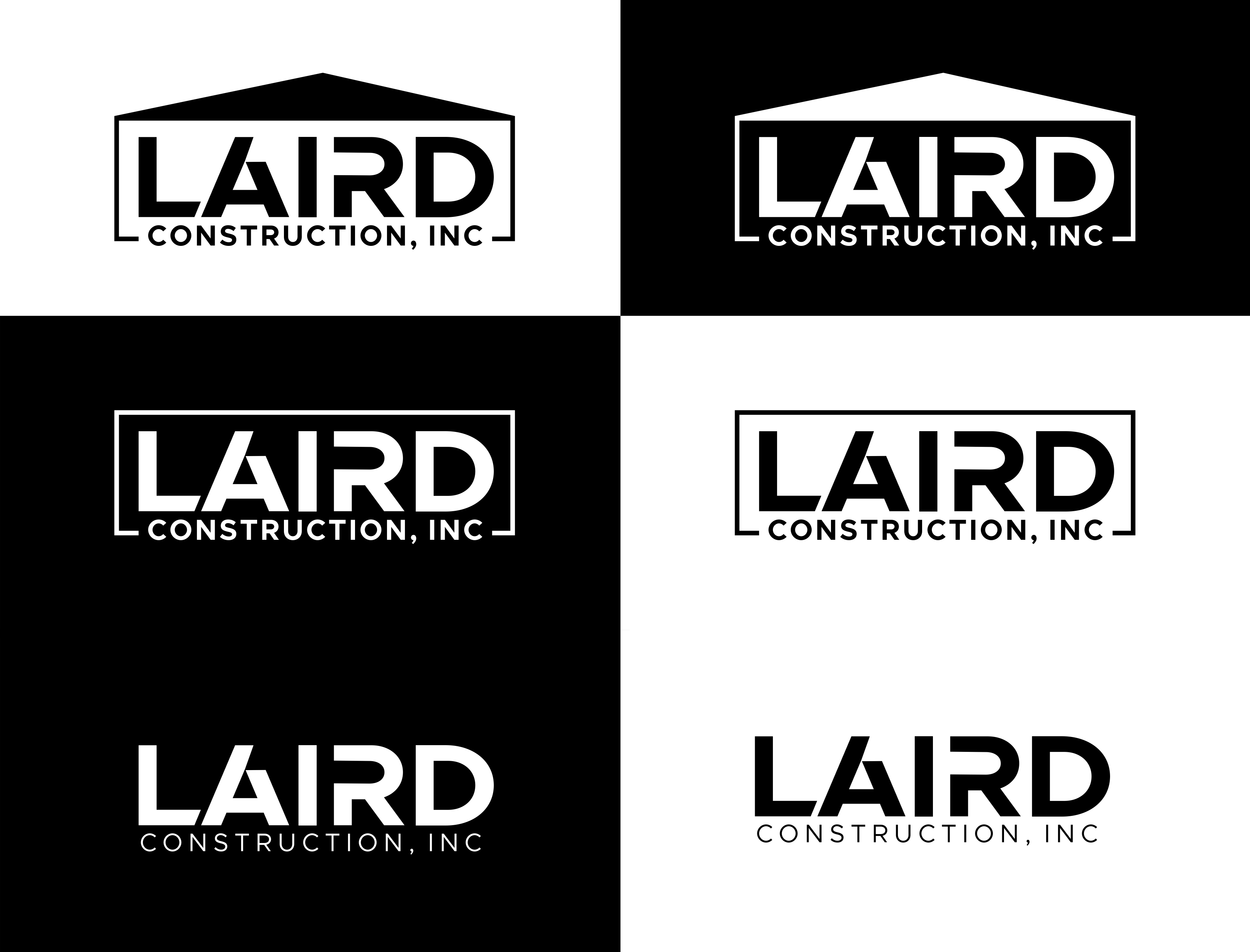 Logo-Design von Mozez32 für Laird Construction,  Inc | Design #30953407