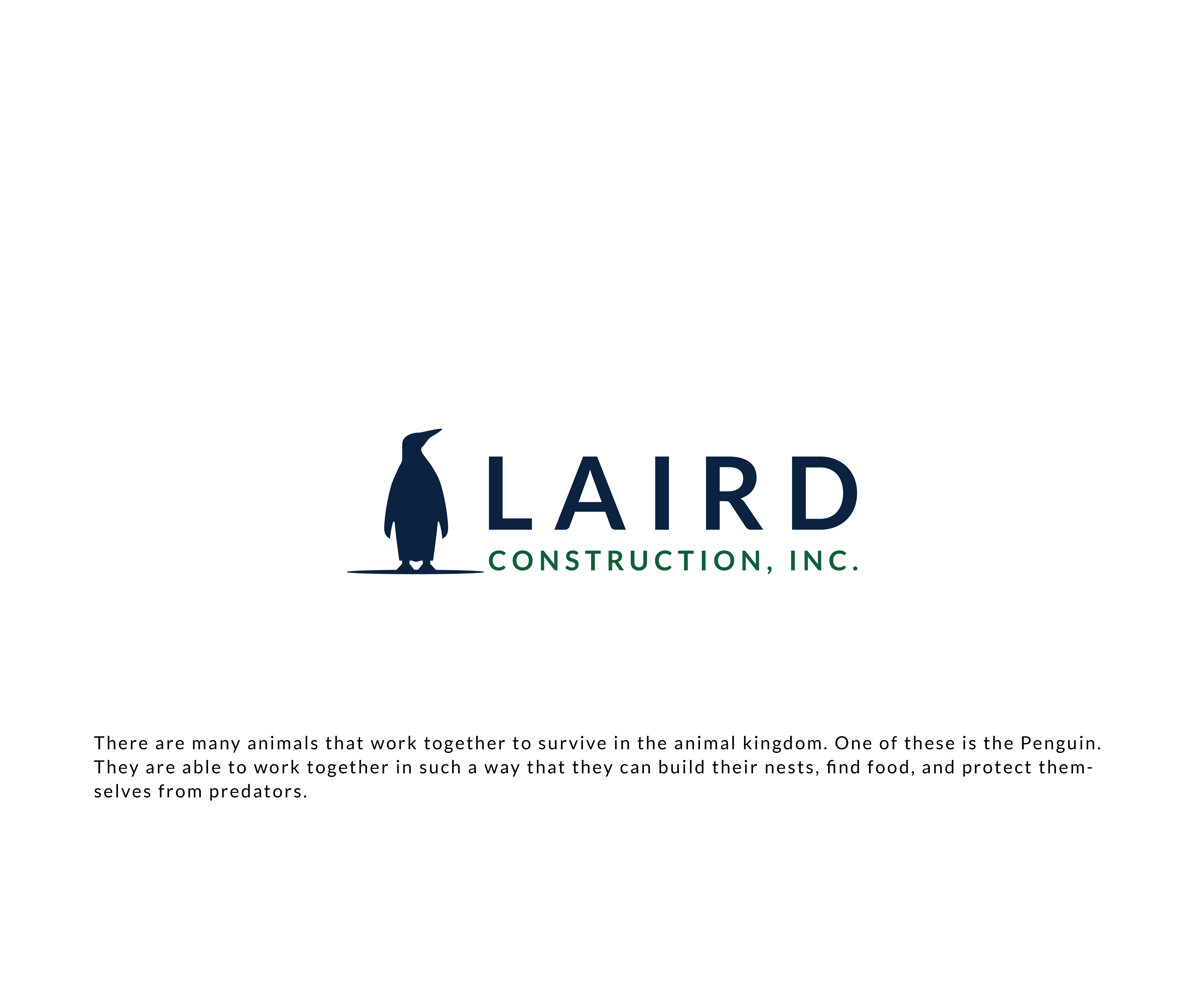 Diseño de Logo por Tube light para Laird Construction,  Inc | Diseño #30977061