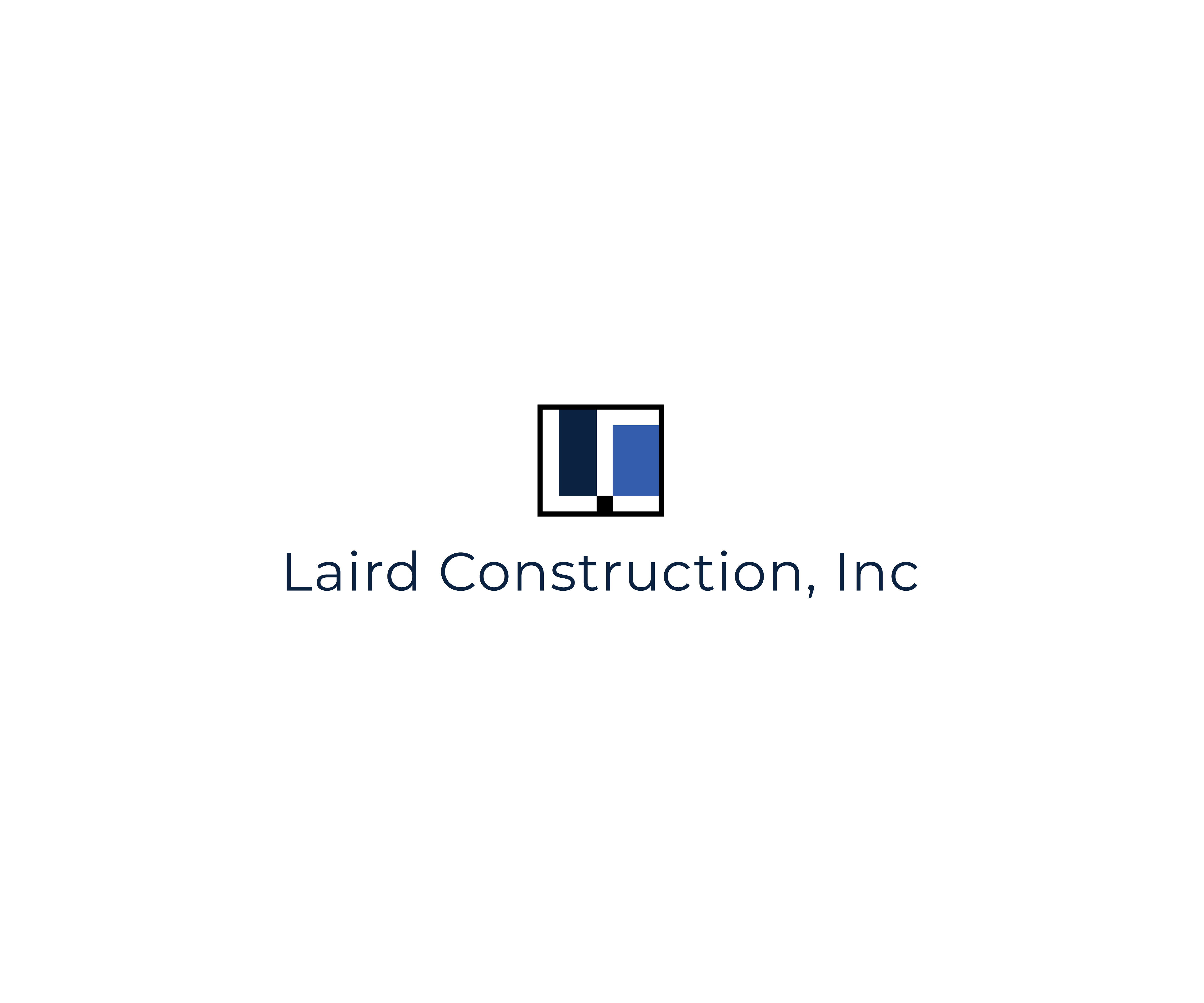 Logo Design by Tube light for Laird Construction,  Inc | Design #30985647