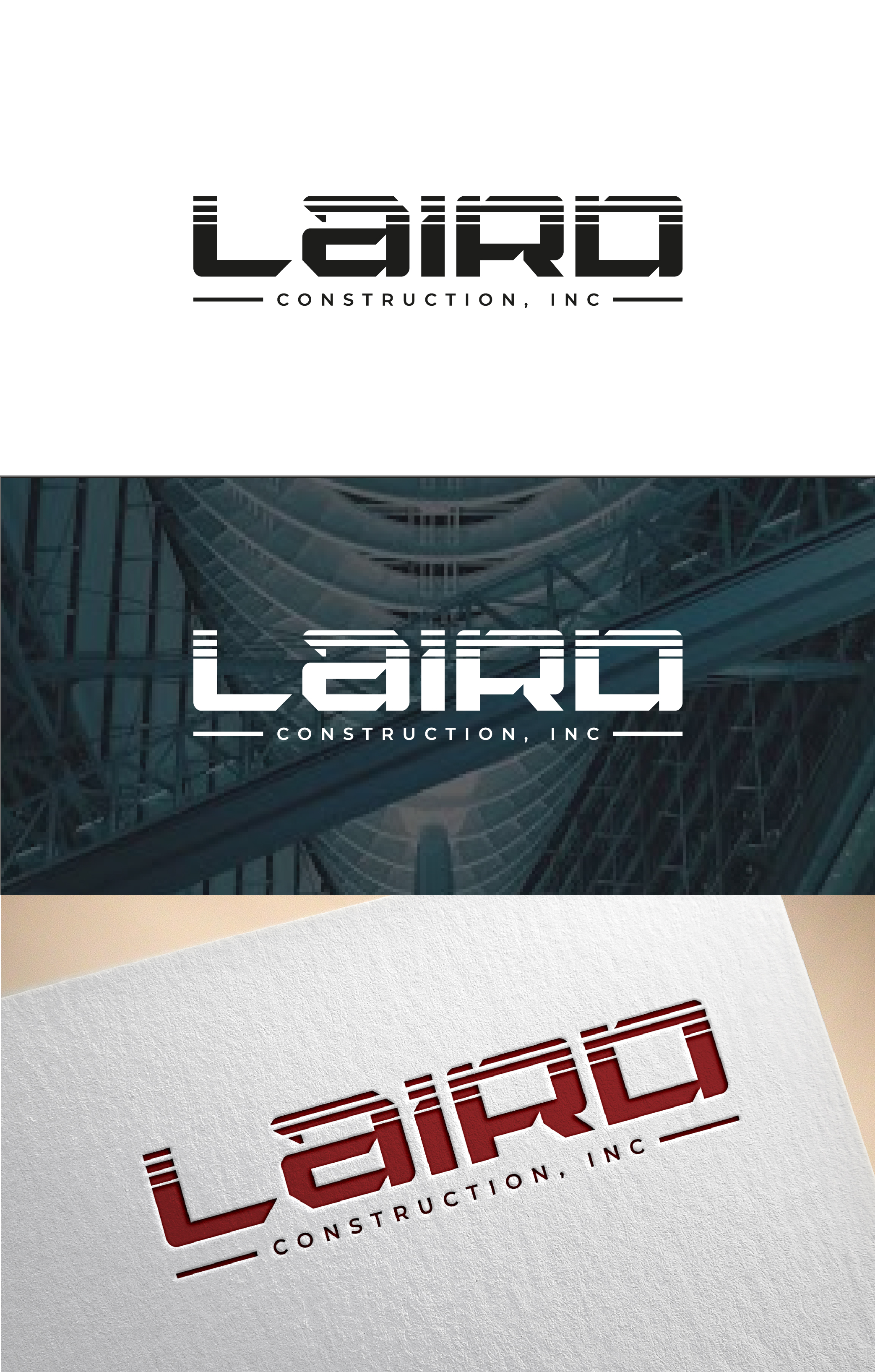 Logo Design by Graphic Mama for Laird Construction,  Inc | Design #30955930