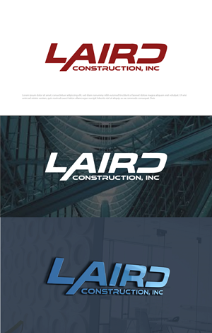 Logo Design by Graphic Mama for Laird Construction,  Inc | Design: #30955992