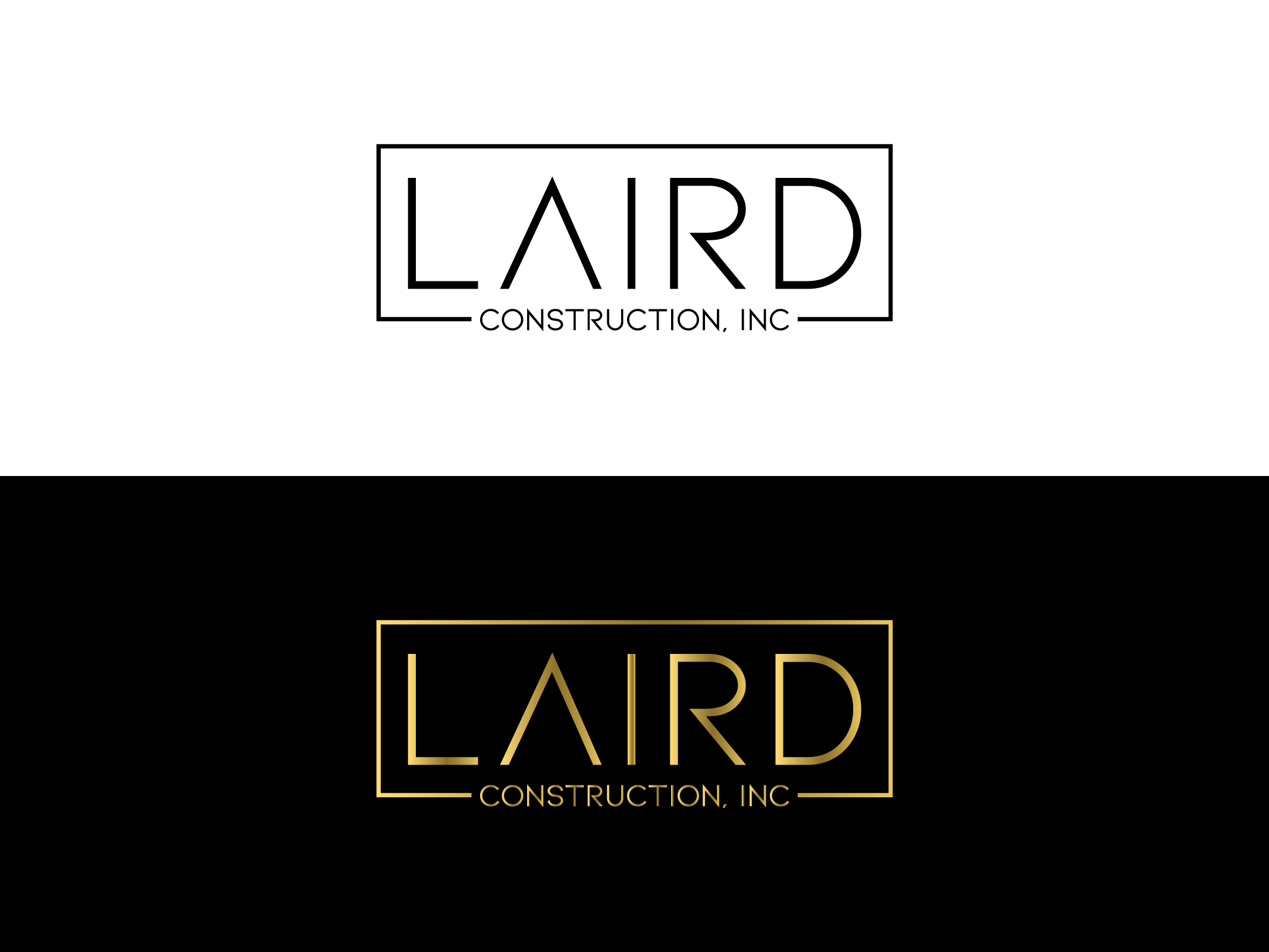 Logo Design by Graphic Mama for Laird Construction,  Inc | Design #30956331