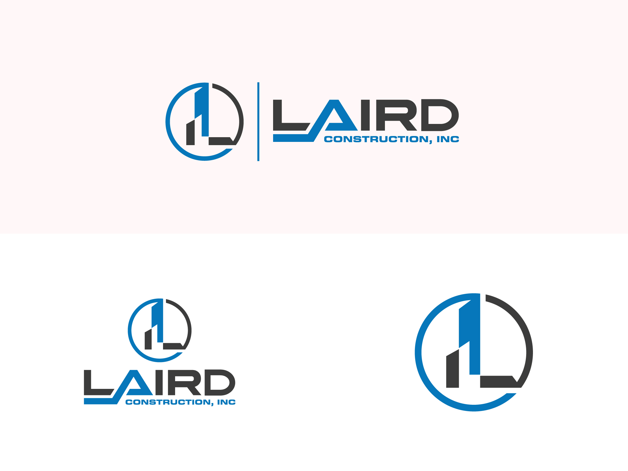 Logo Design by Graphic Mama for Laird Construction,  Inc | Design #30997818