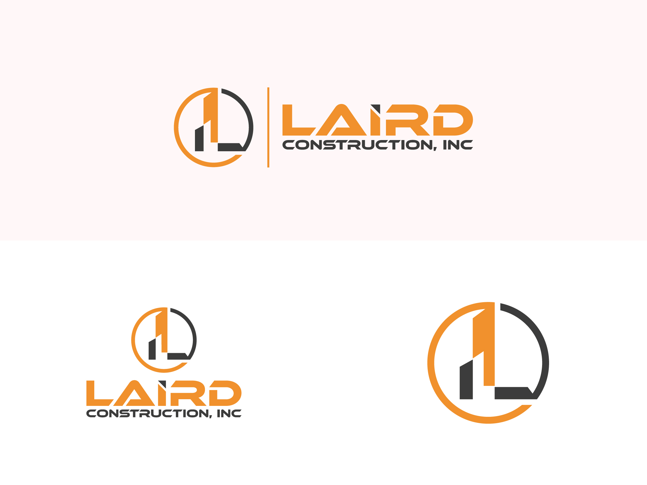 Logo Design by Graphic Mama for Laird Construction,  Inc | Design #30997820