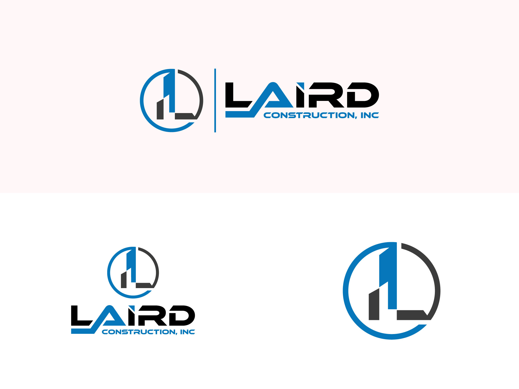 Logo Design by Graphic Mama for Laird Construction,  Inc | Design #30997836