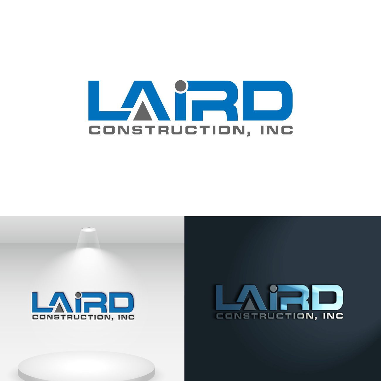 Logo Design by SalbaArt for Laird Construction,  Inc | Design #30957521