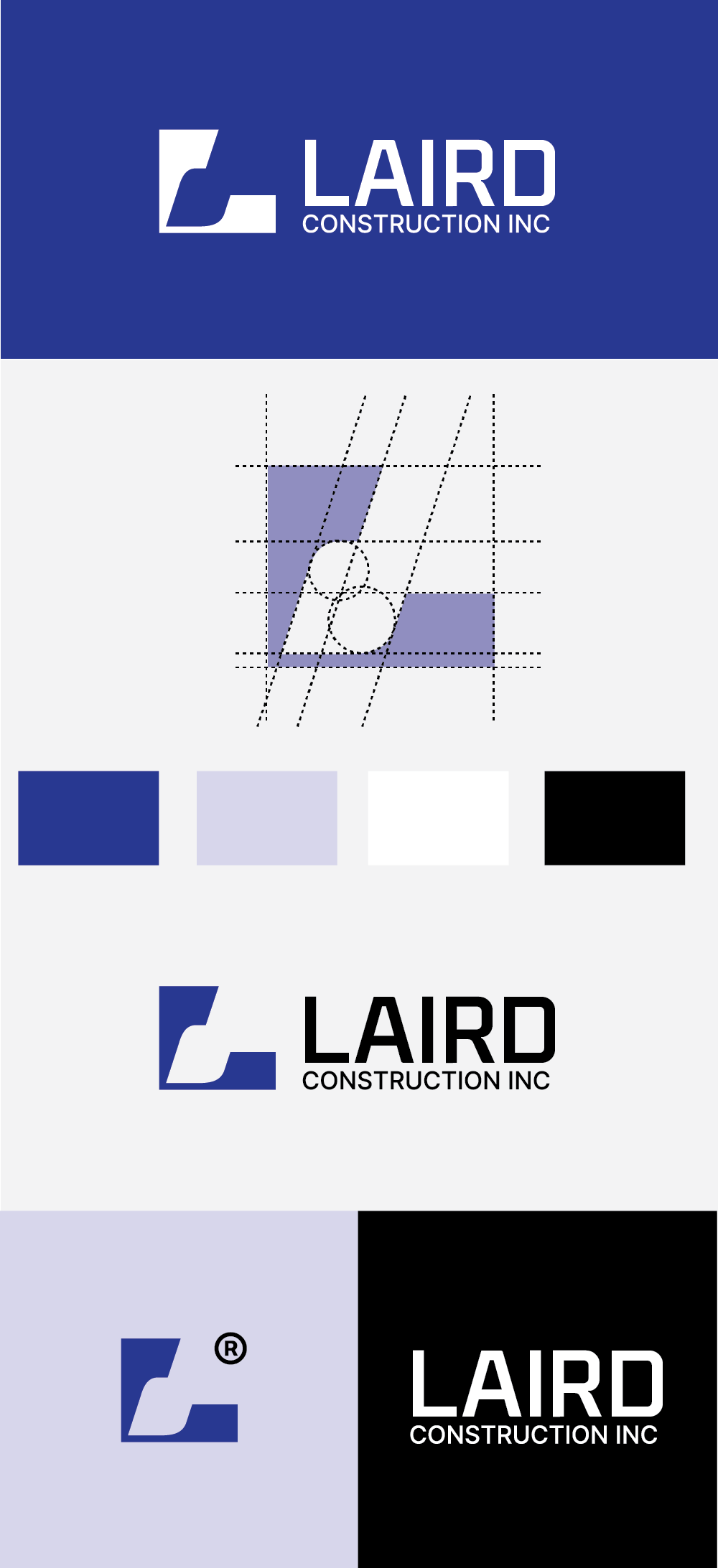 Logo Design by Kham Lian Tung for Laird Construction,  Inc | Design #30958161