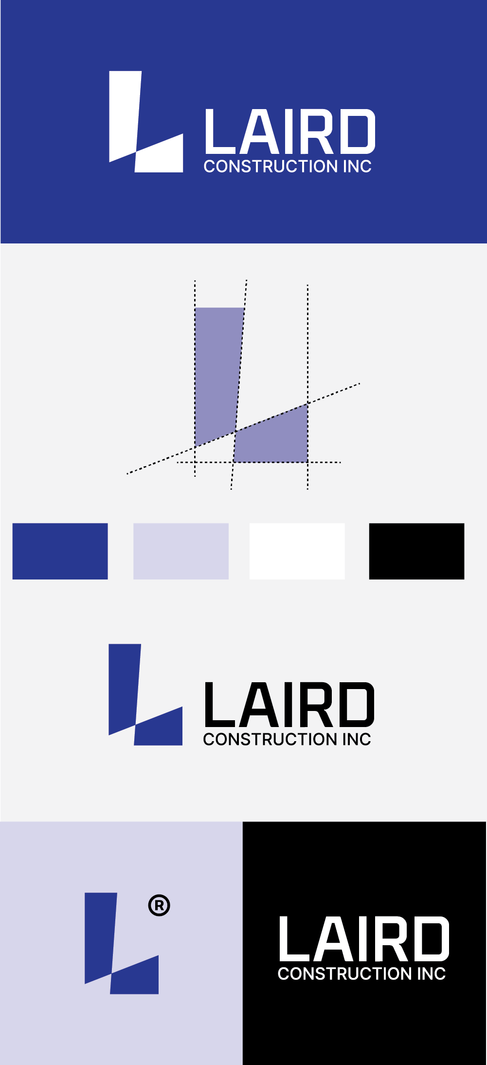 Logo Design by Kham Lian Tung for Laird Construction,  Inc | Design #30958165