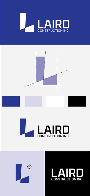Logo Design by Kham Lian Tung for Laird Construction,  Inc | Design: #30958165