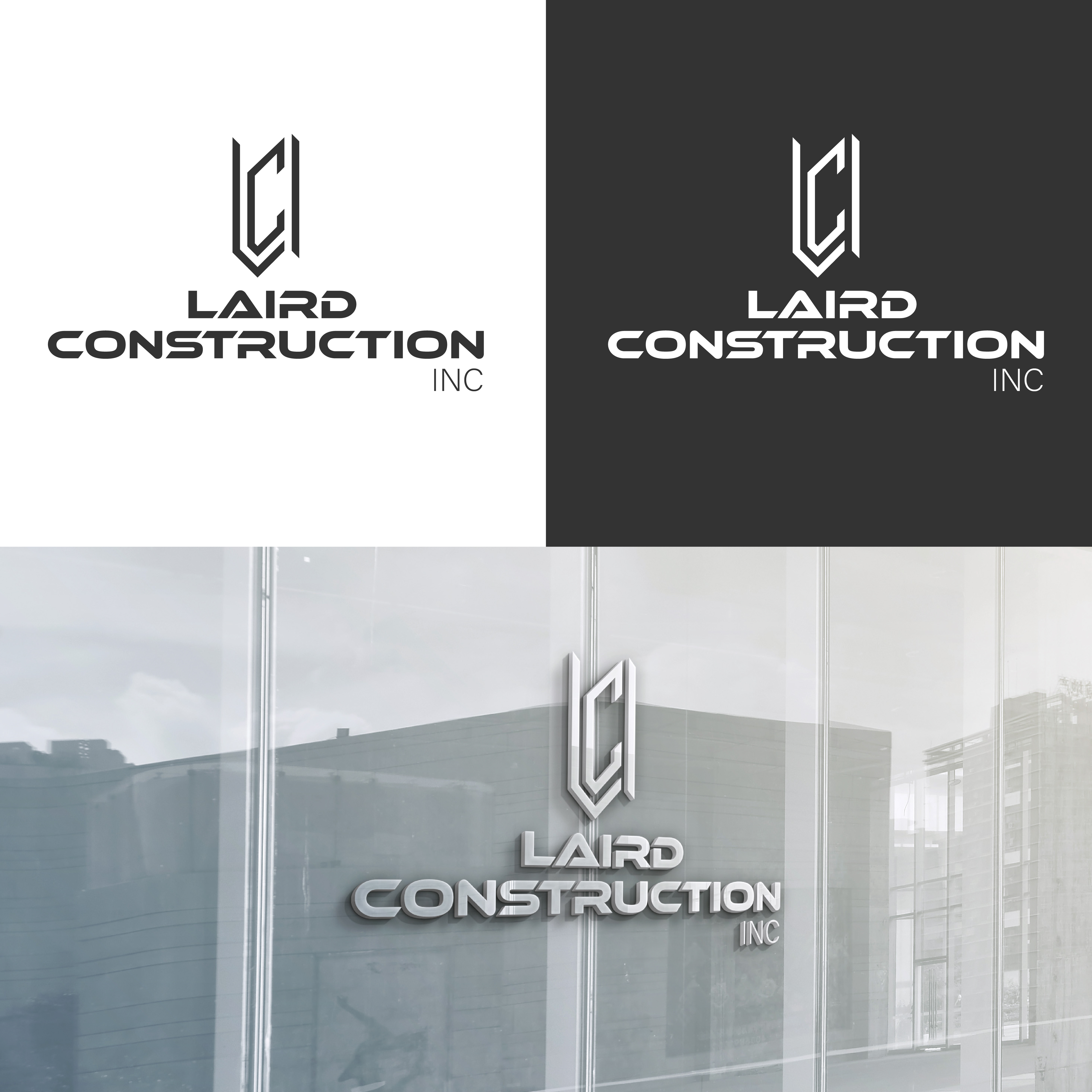 Logo Design by Usman Khan Khan for Laird Construction,  Inc | Design #30958633