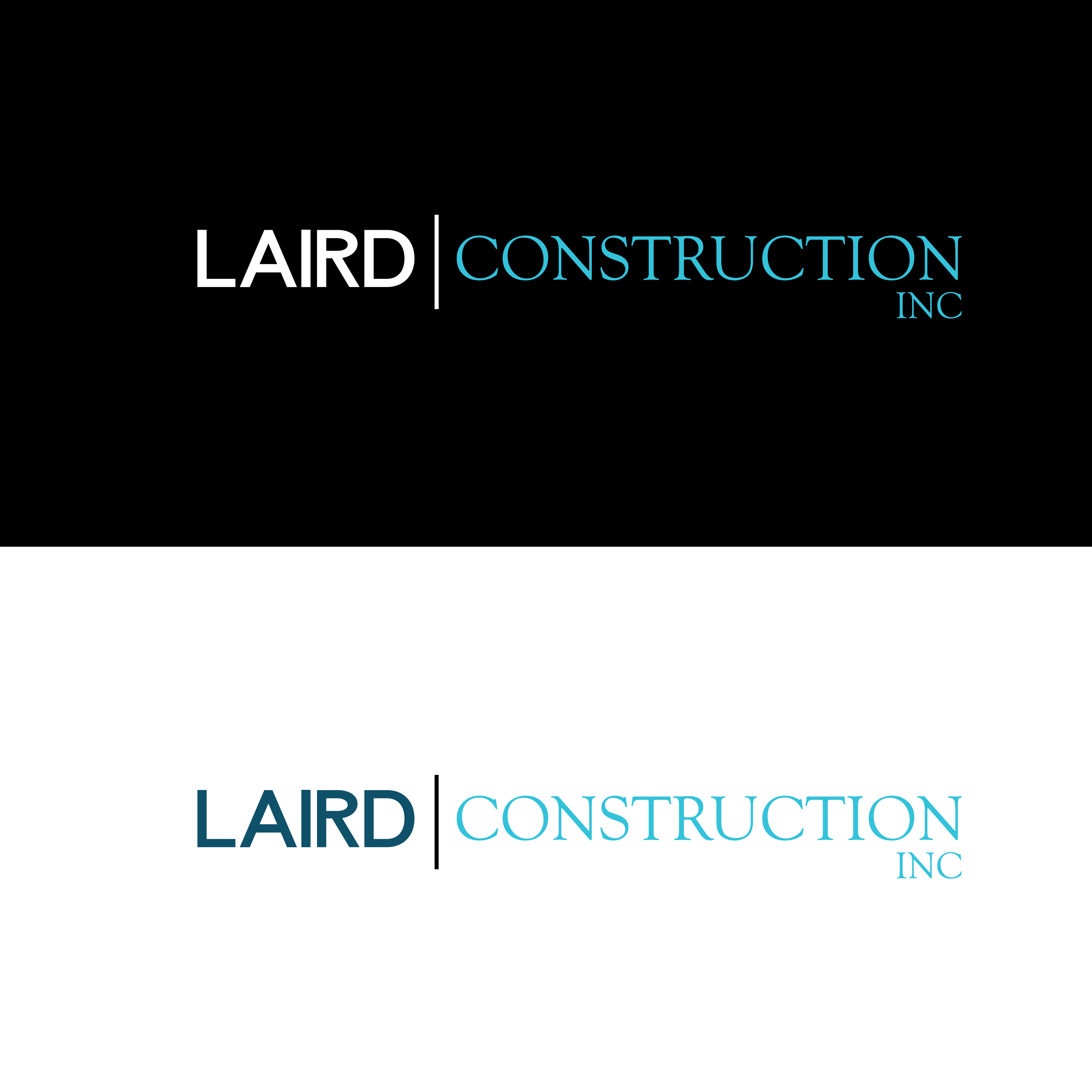 Logo Design by Usman Khan Khan for Laird Construction,  Inc | Design #30960545