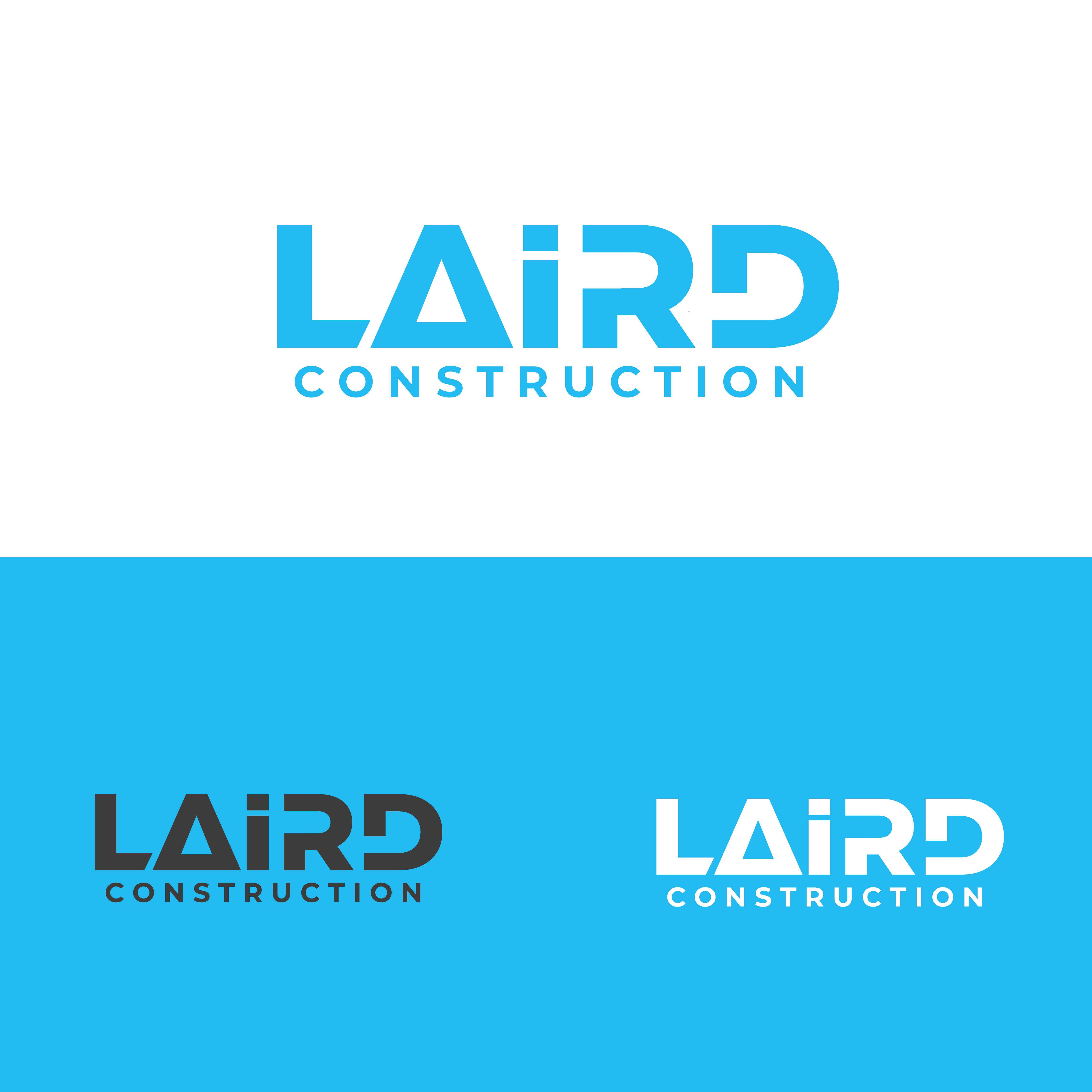 Logo Design by khadiga90 for Laird Construction,  Inc | Design #30956034