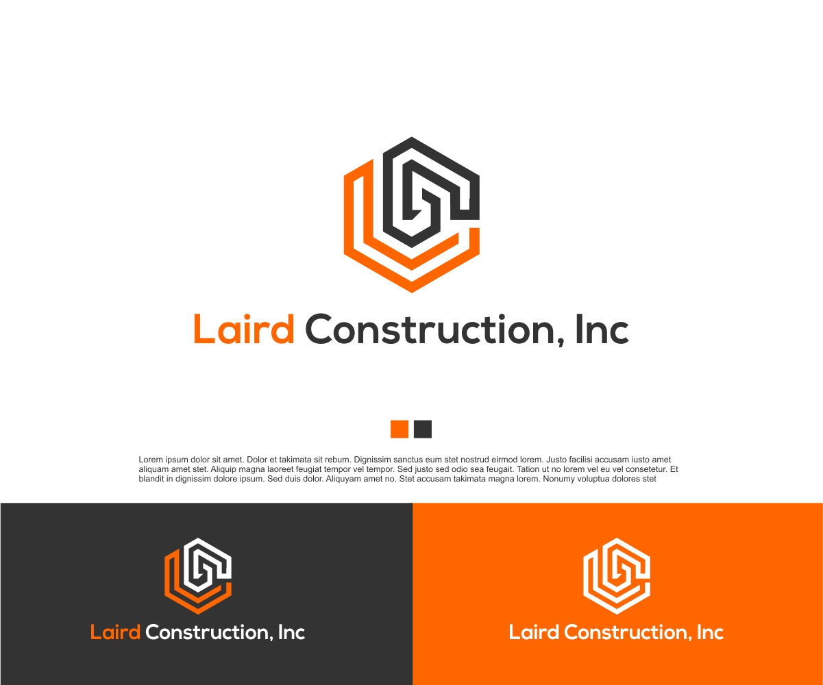 Logo Design by rastf2day for Laird Construction,  Inc | Design #30956409