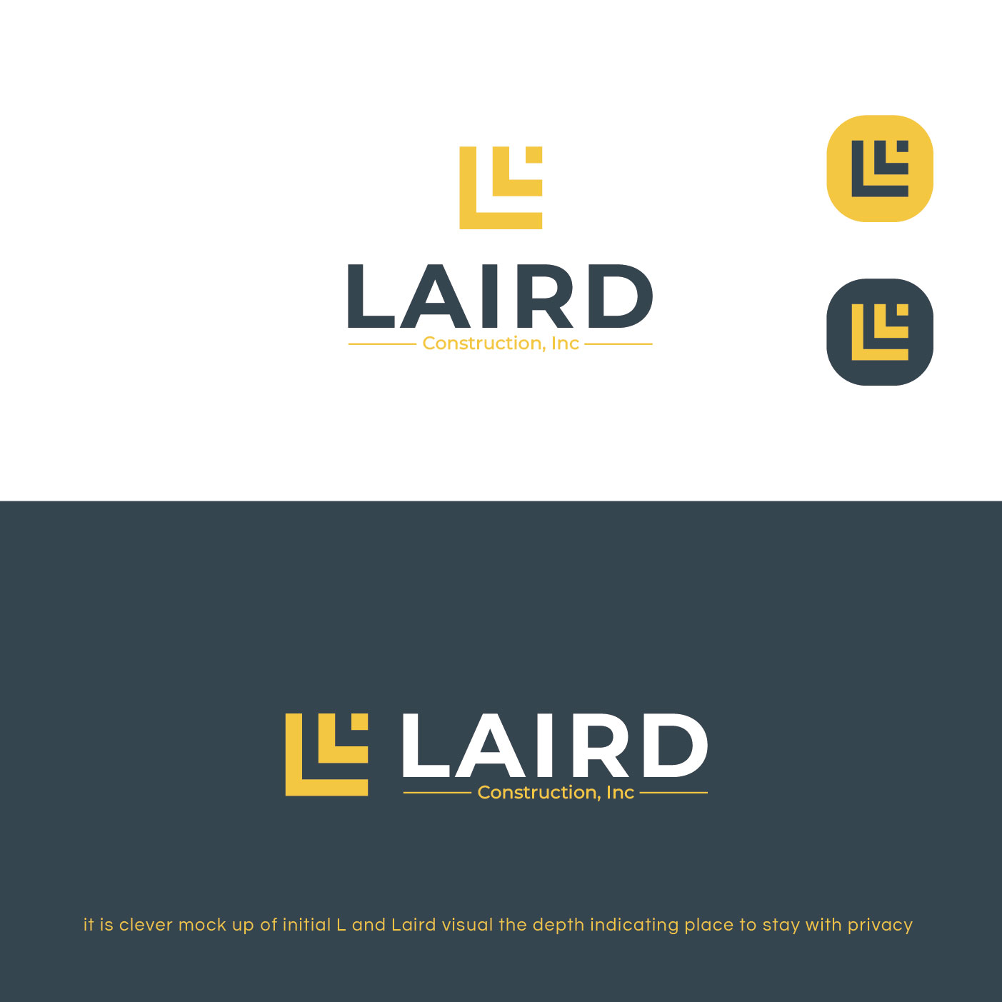 Logo Design by nandkumar for Laird Construction,  Inc | Design #30963589