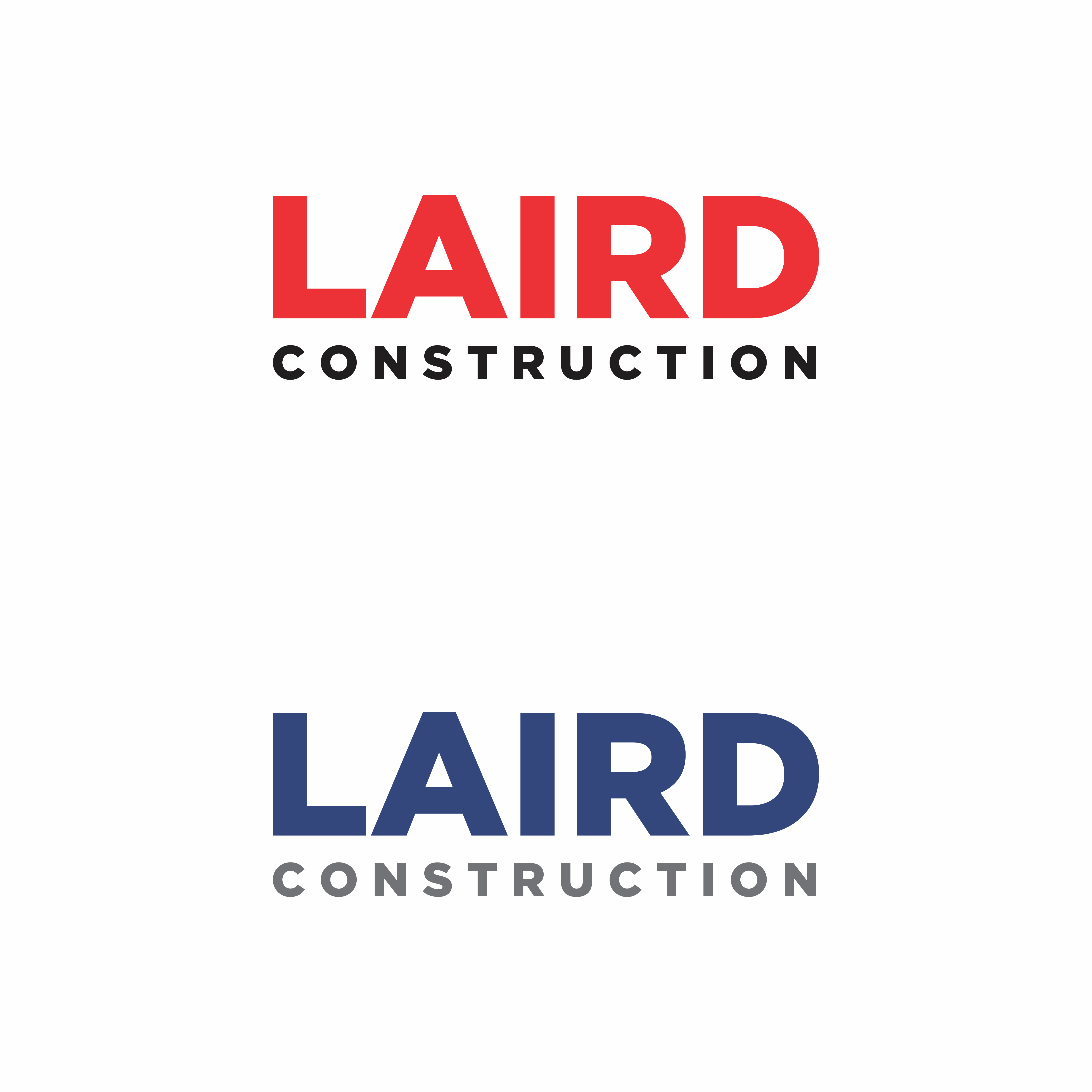 Logo Design by amrino_east for Laird Construction,  Inc | Design #30952255
