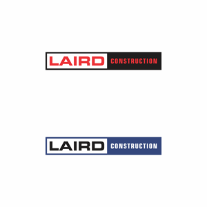 Logo Design by amrino_east for Laird Construction,  Inc | Design: #30952257