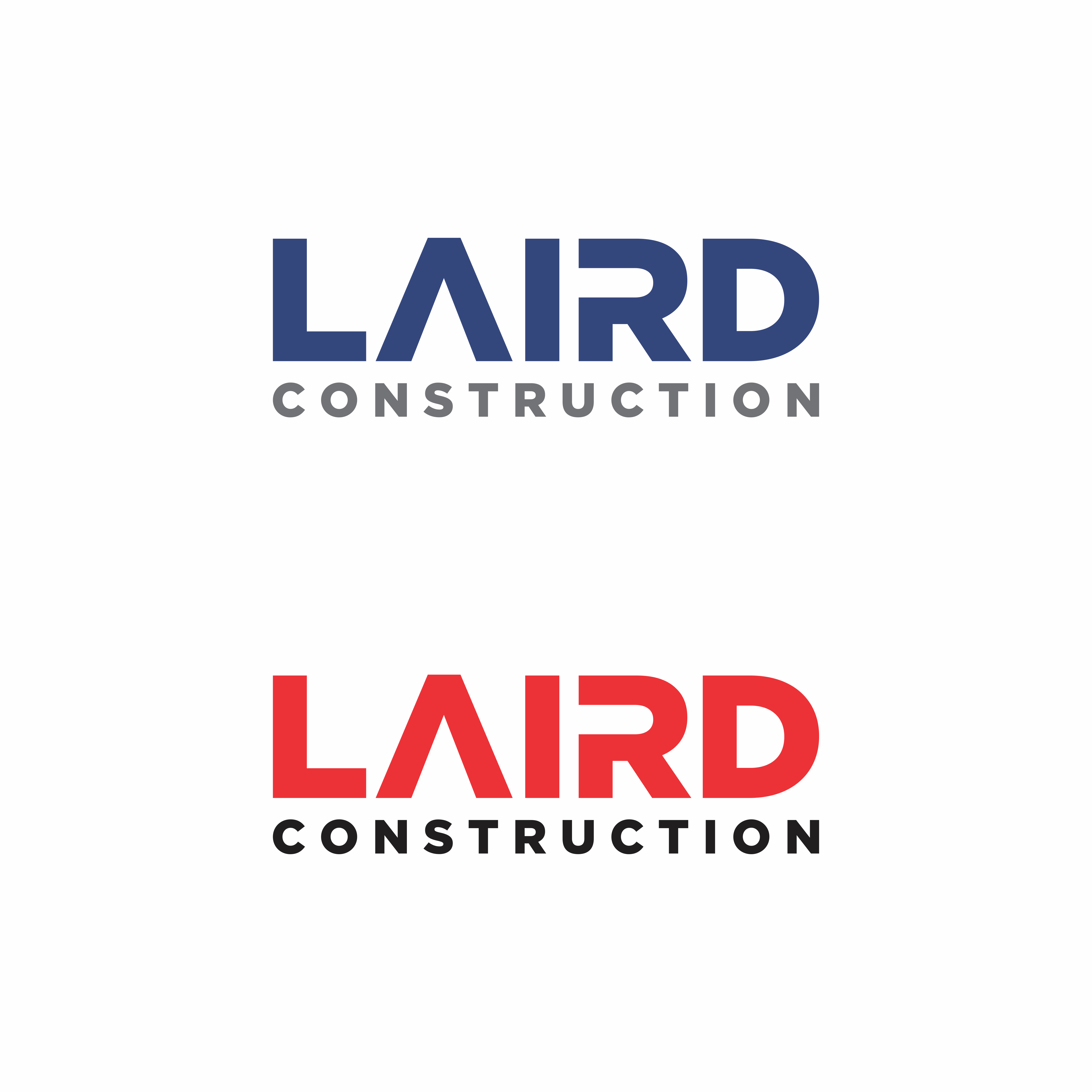 Logo Design by amrino_east for Laird Construction,  Inc | Design #30952438