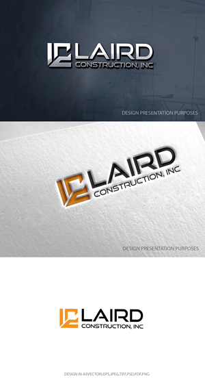 Logo Design by zebronicgraphic for Laird Construction,  Inc | Design: #30952036