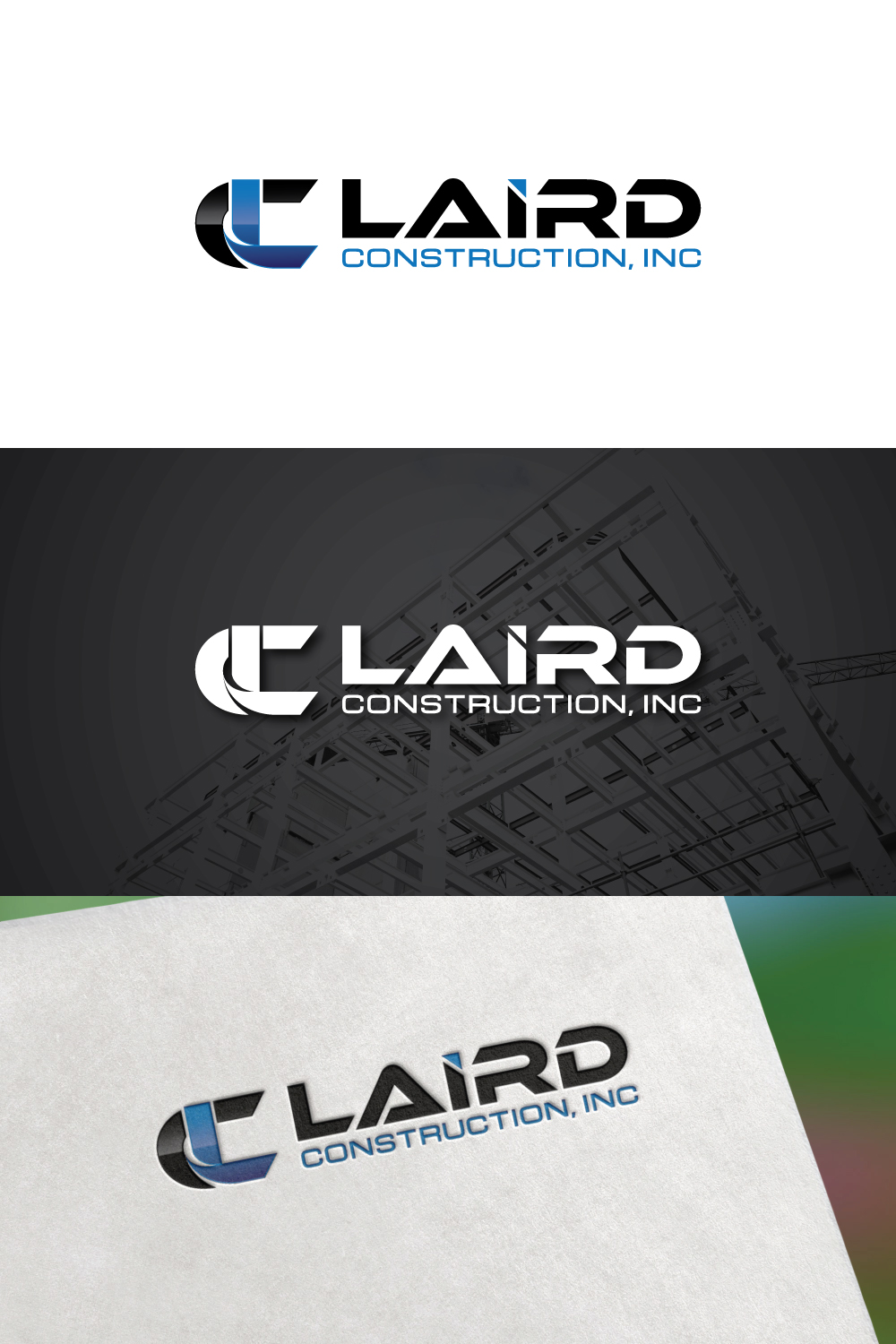 Logo Design by TrisDesign for Laird Construction,  Inc | Design #30959513