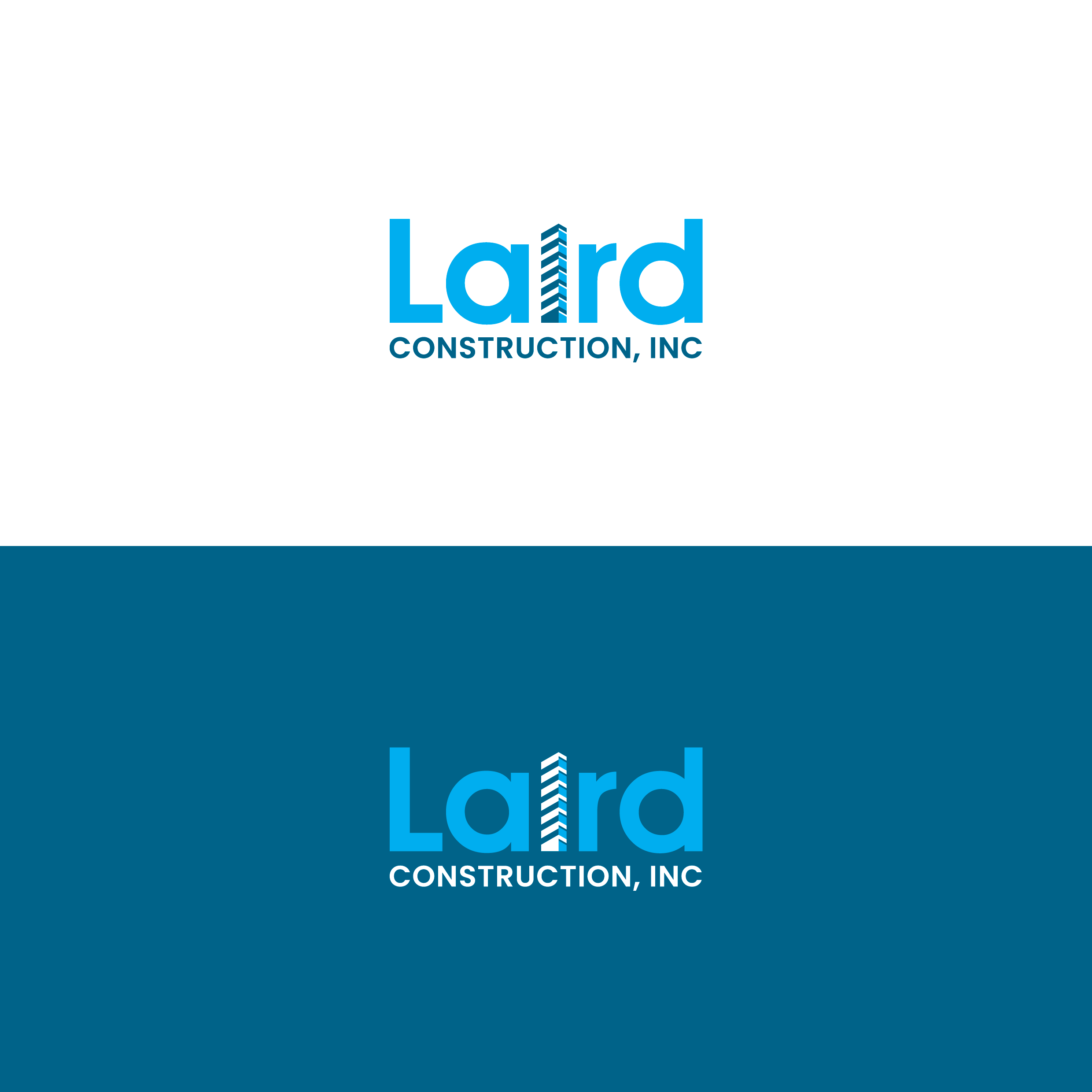 Logo Design by KINETIK™ for Laird Construction,  Inc | Design #30952168