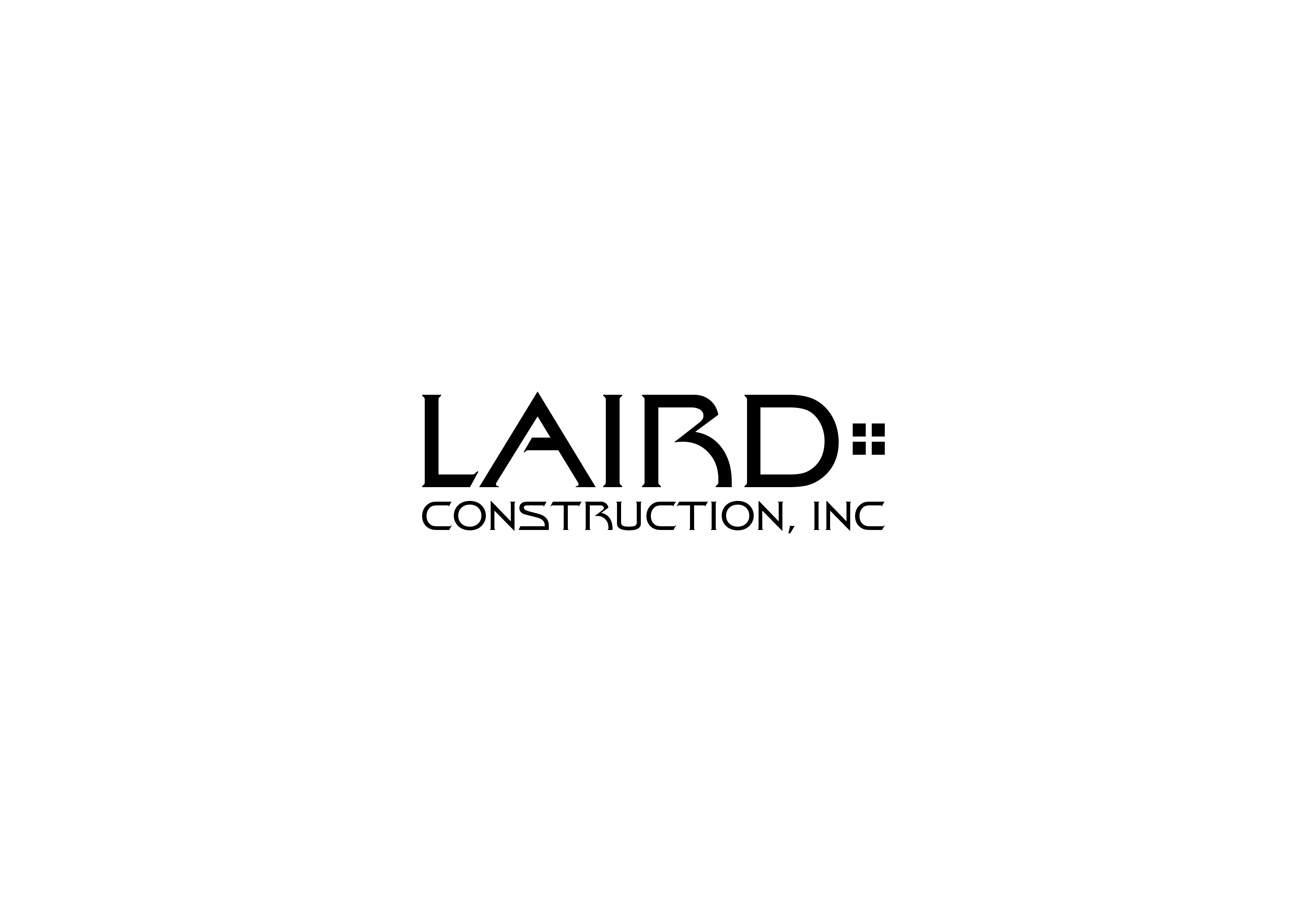 Logo Design by sani purohit for Laird Construction,  Inc | Design #30955171