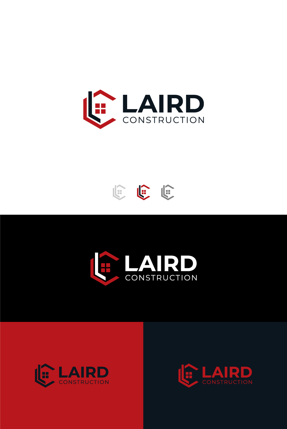 Logo Design by Kavi negi for Laird Construction,  Inc | Design #30953985