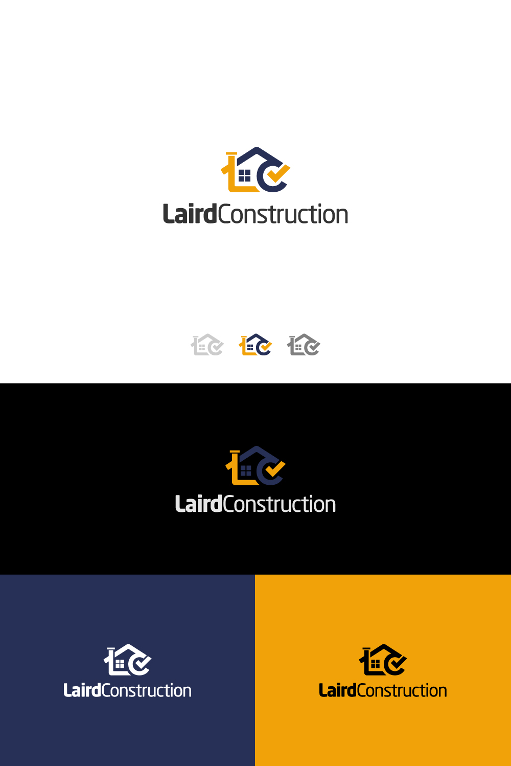 Logo Design by Kavi negi for Laird Construction,  Inc | Design #30954040