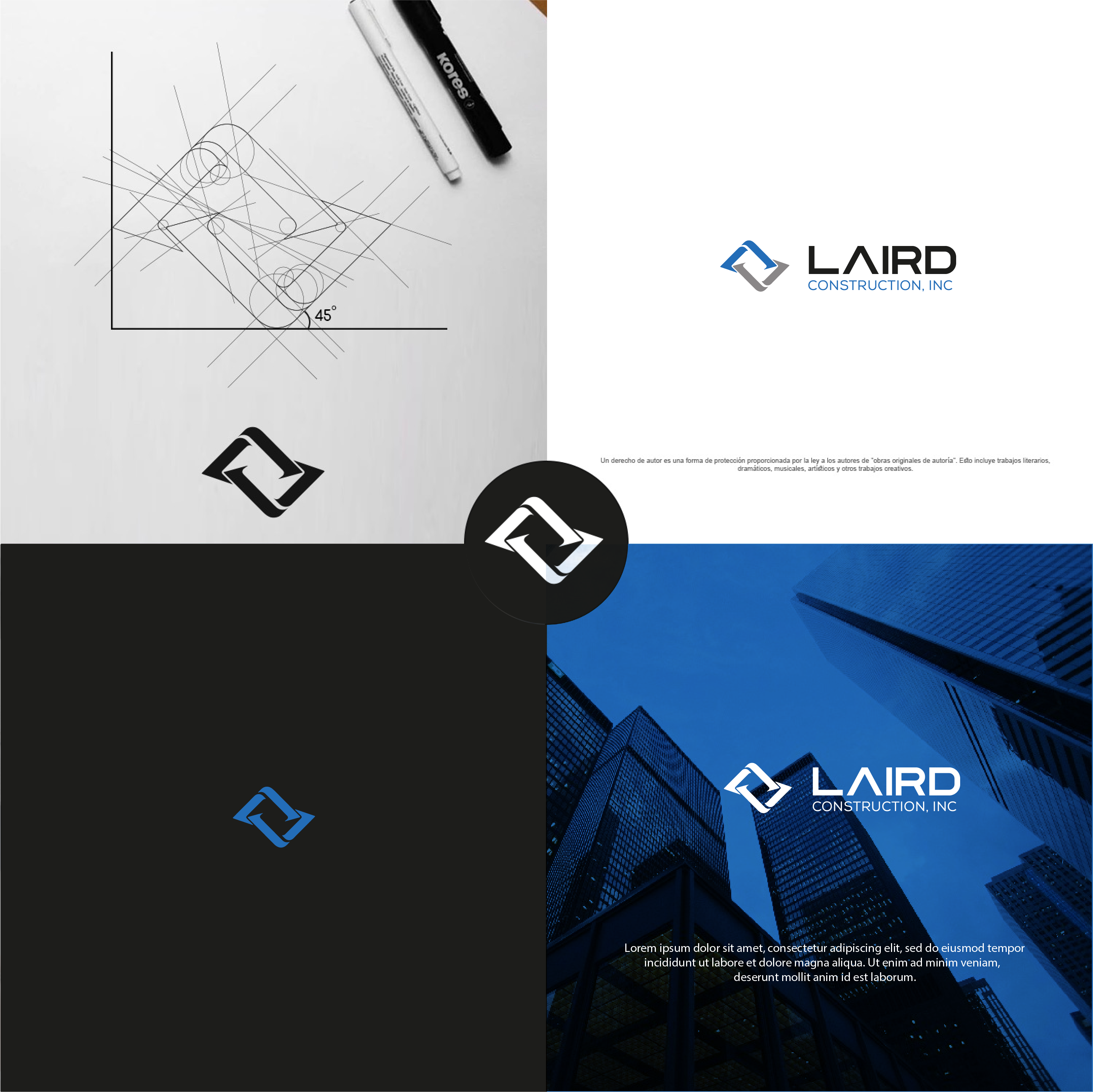 Logo-Design von saifysyed Studio für Laird Construction,  Inc | Design #30964097