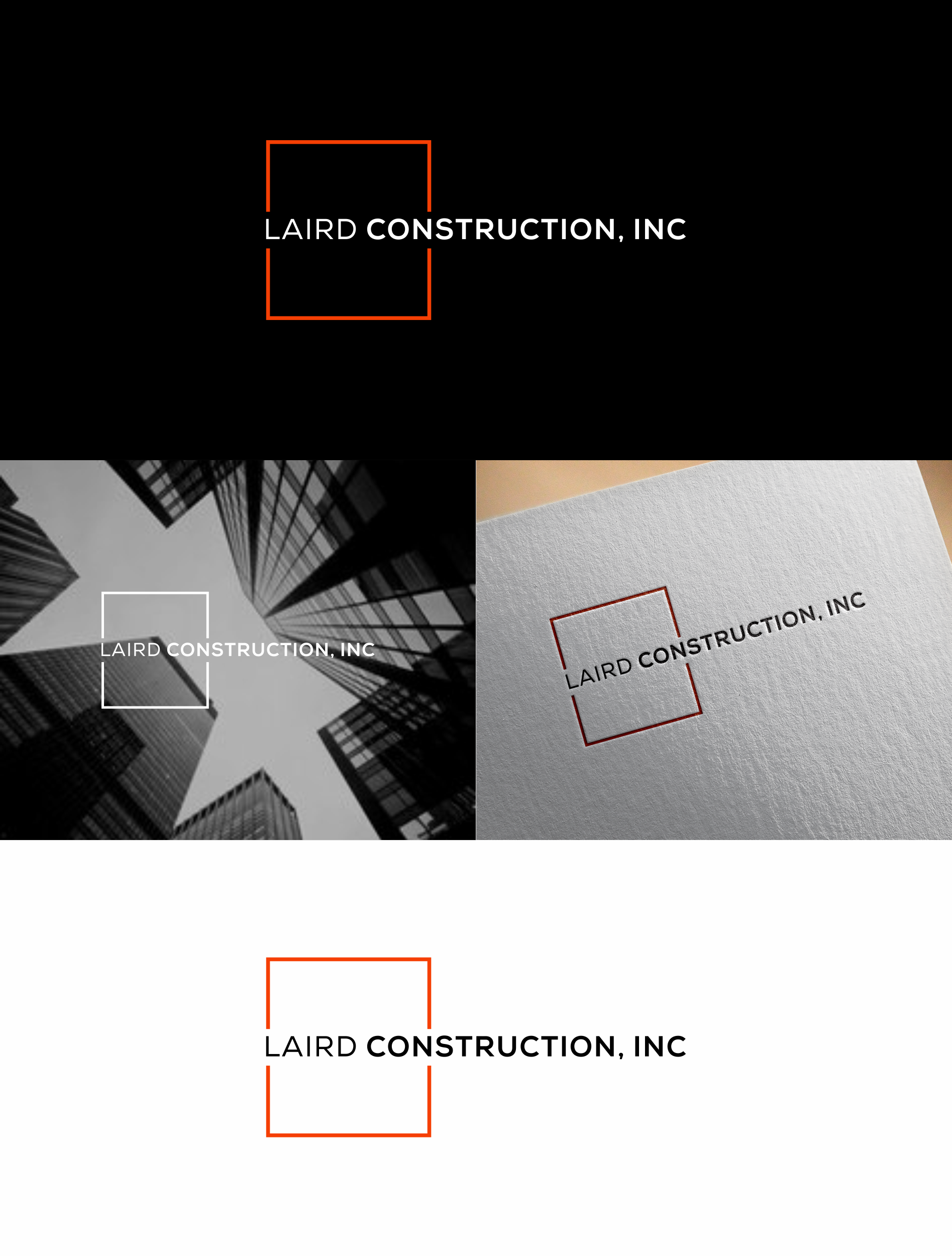 Logo Design by FRAYA DESIGN for Laird Construction,  Inc | Design #30954976
