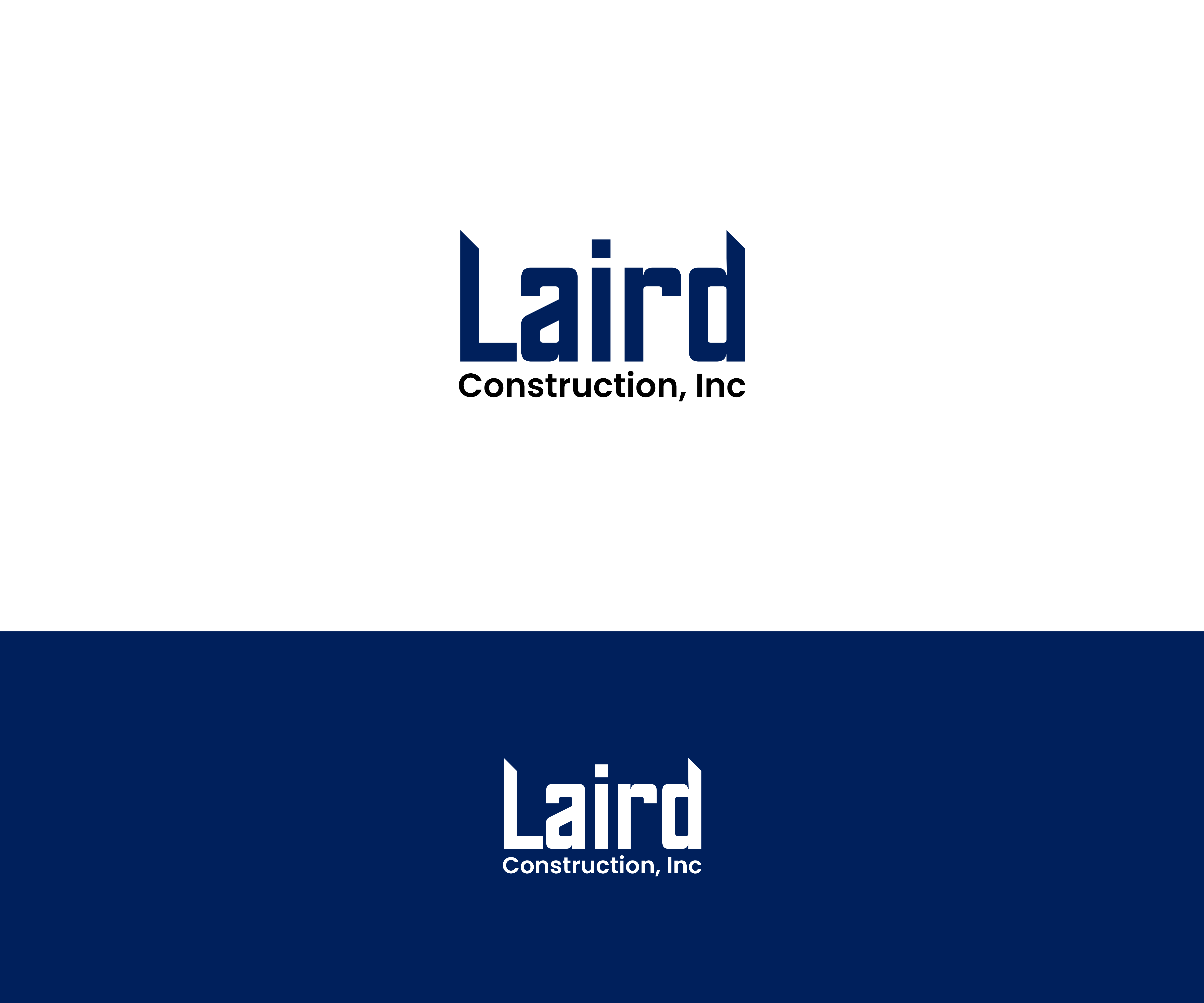 Logo Design by soriyeee for Laird Construction,  Inc | Design #30962454