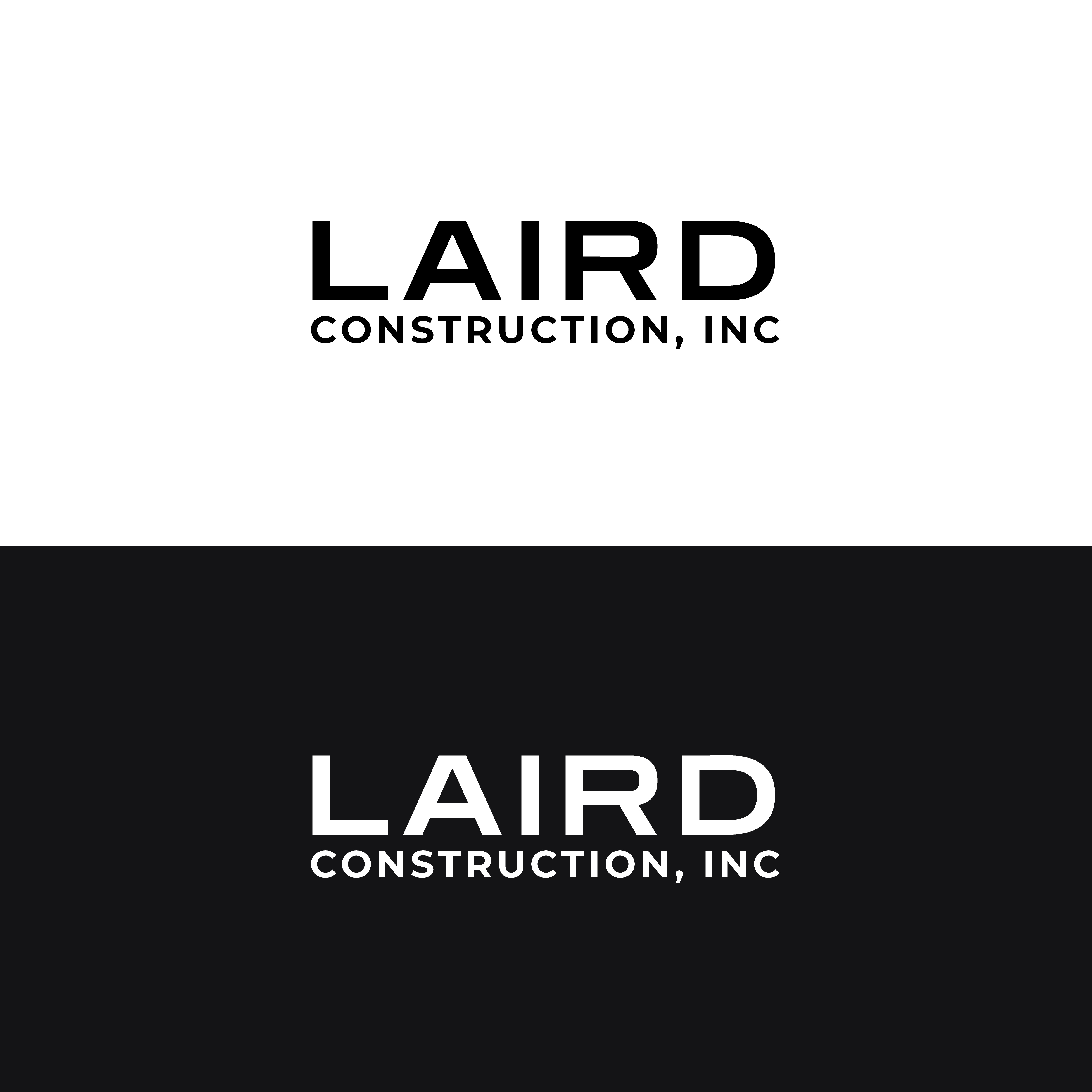 Logo Design by Aldan Design for Laird Construction,  Inc | Design #30969578