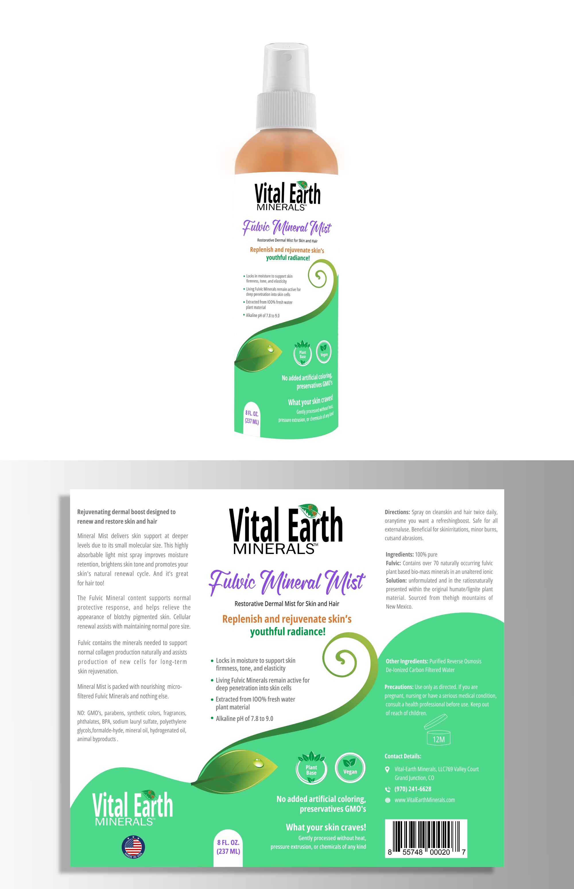 Design Étiquette par KreativeMadz pour Vital Earth Minerals | Design #30995074