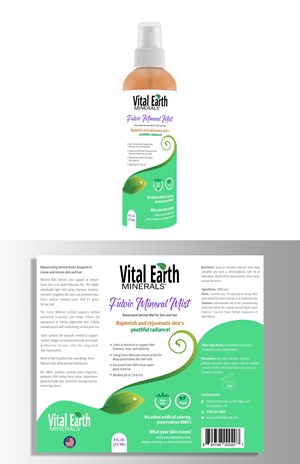 Etikett-Design von KreativeMadz für Vital Earth Minerals | Design: #30995074