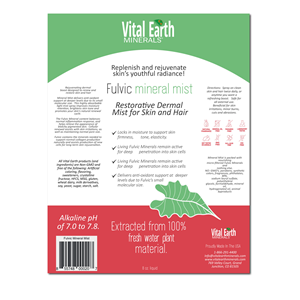 Etikett-Design von oltredisegno für Vital Earth Minerals | Design: #30991647
