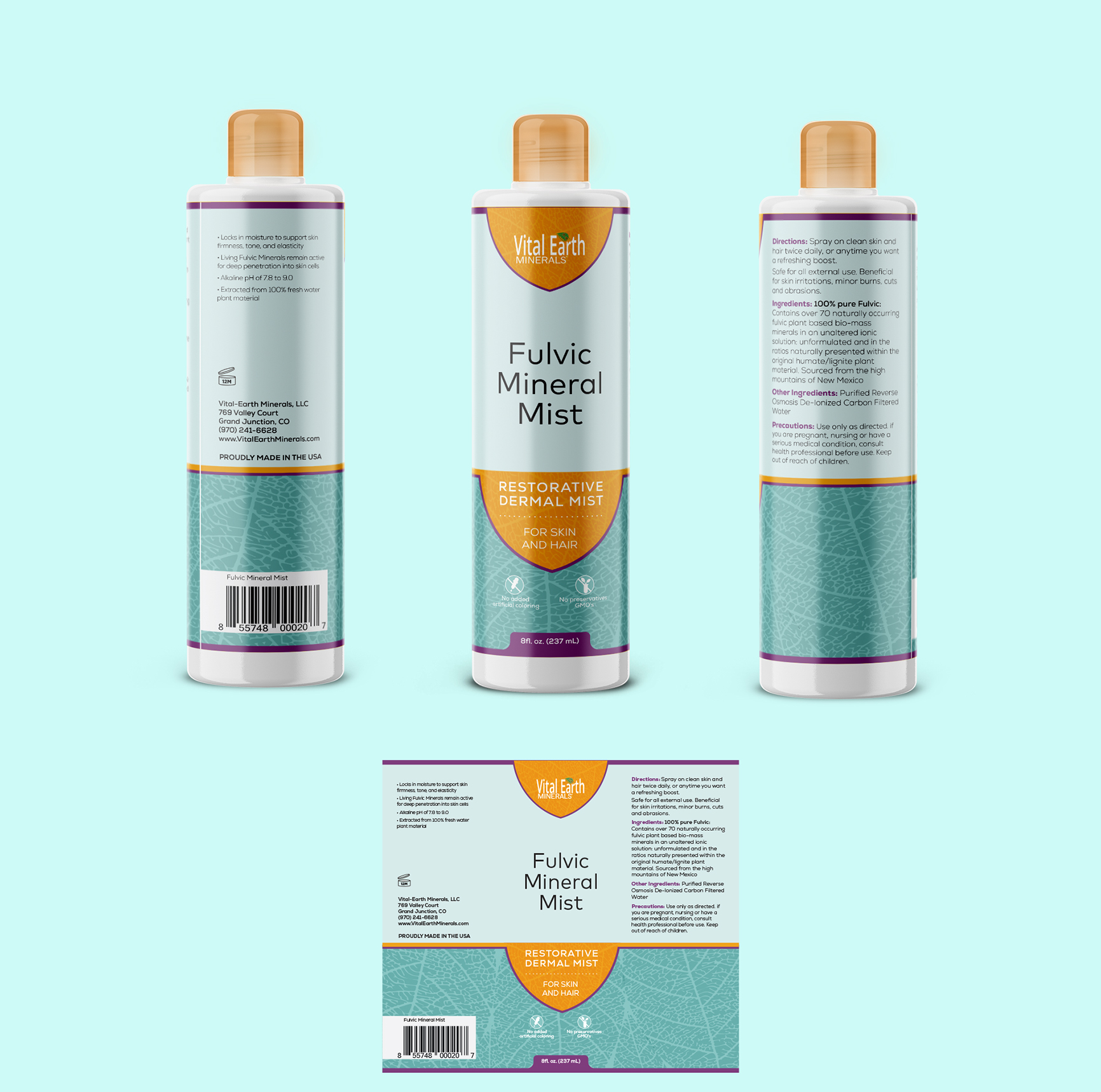Label Design by 68_Design for Vital Earth Minerals | Design #30994094