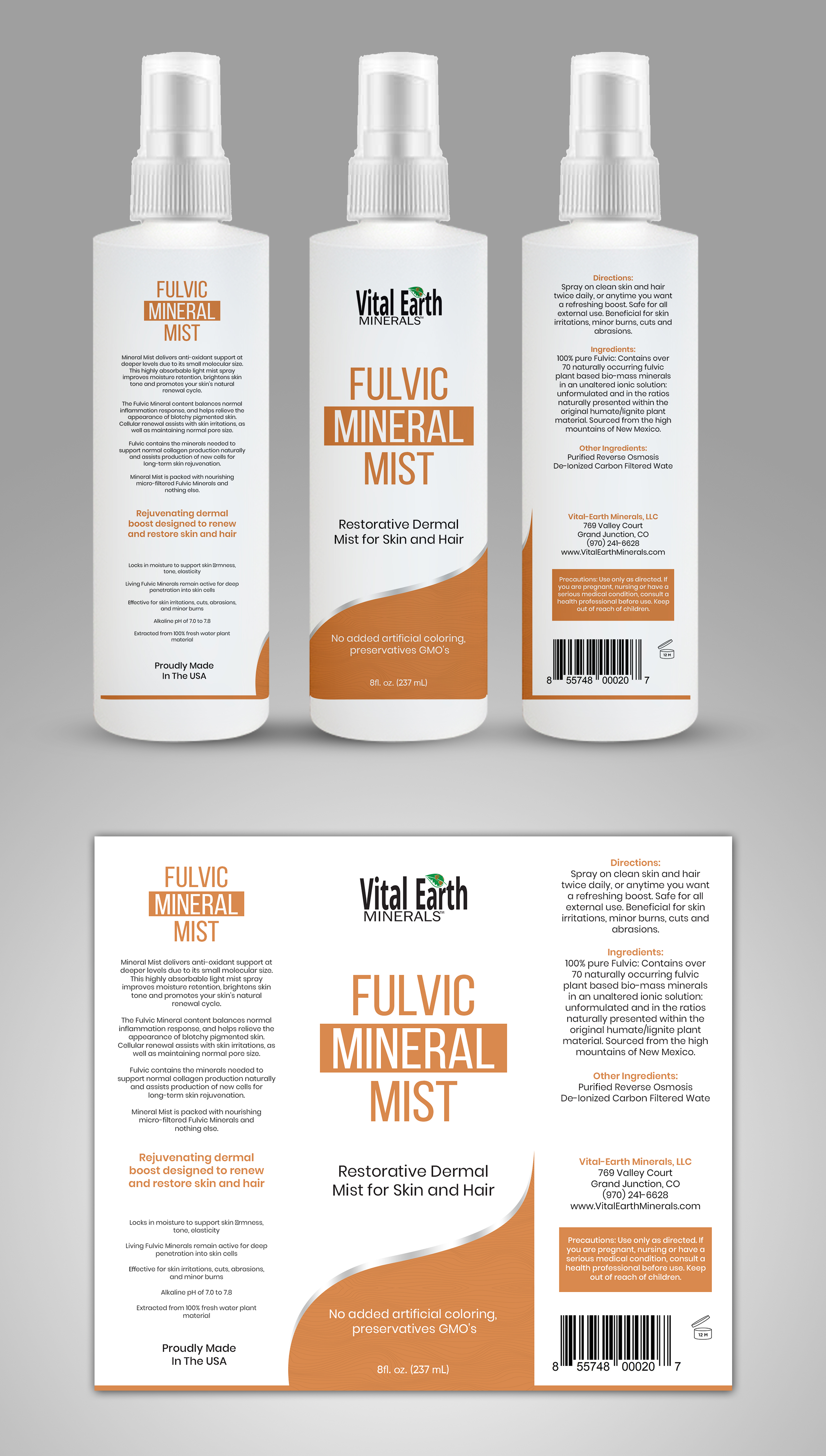 Label Design by ARTOGRAPHY for Vital Earth Minerals | Design #30977573