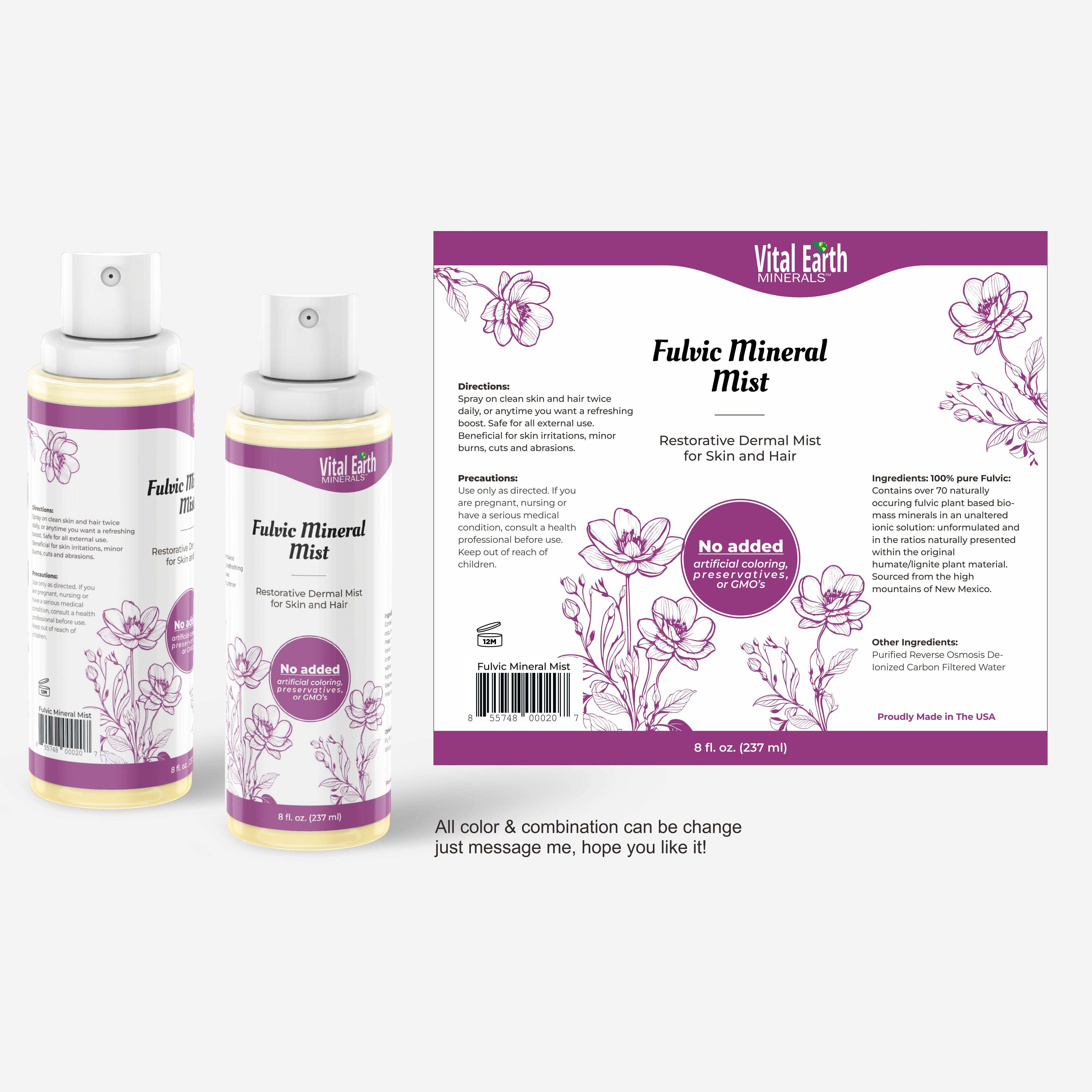 Label Design by madebyfajar for Vital Earth Minerals | Design #30993767