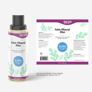 Etikett-Design von madebyfajar für Vital Earth Minerals | Design: #30998043
