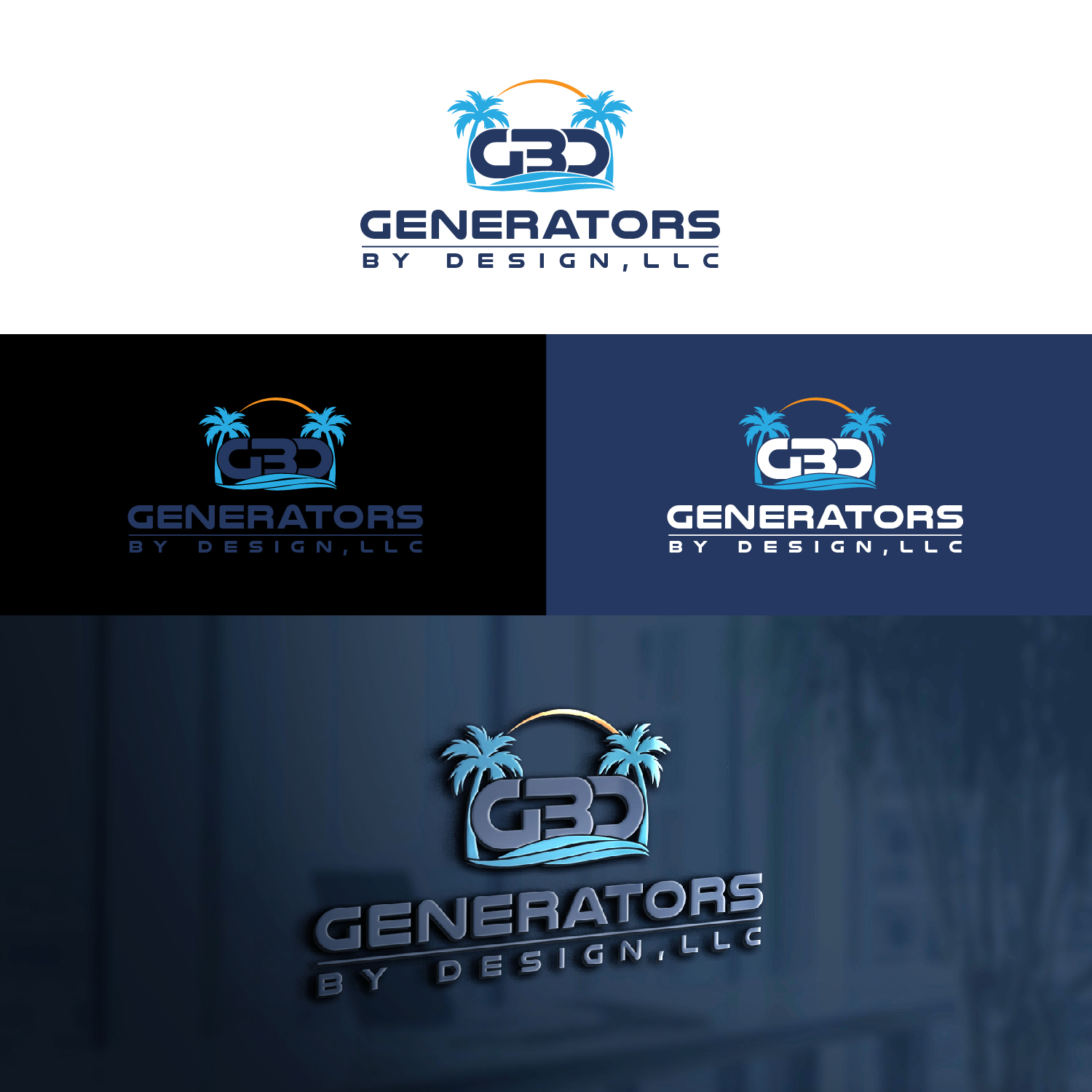 Logo Design by S.H Designs for Generators By Design LLC | Design #30960900