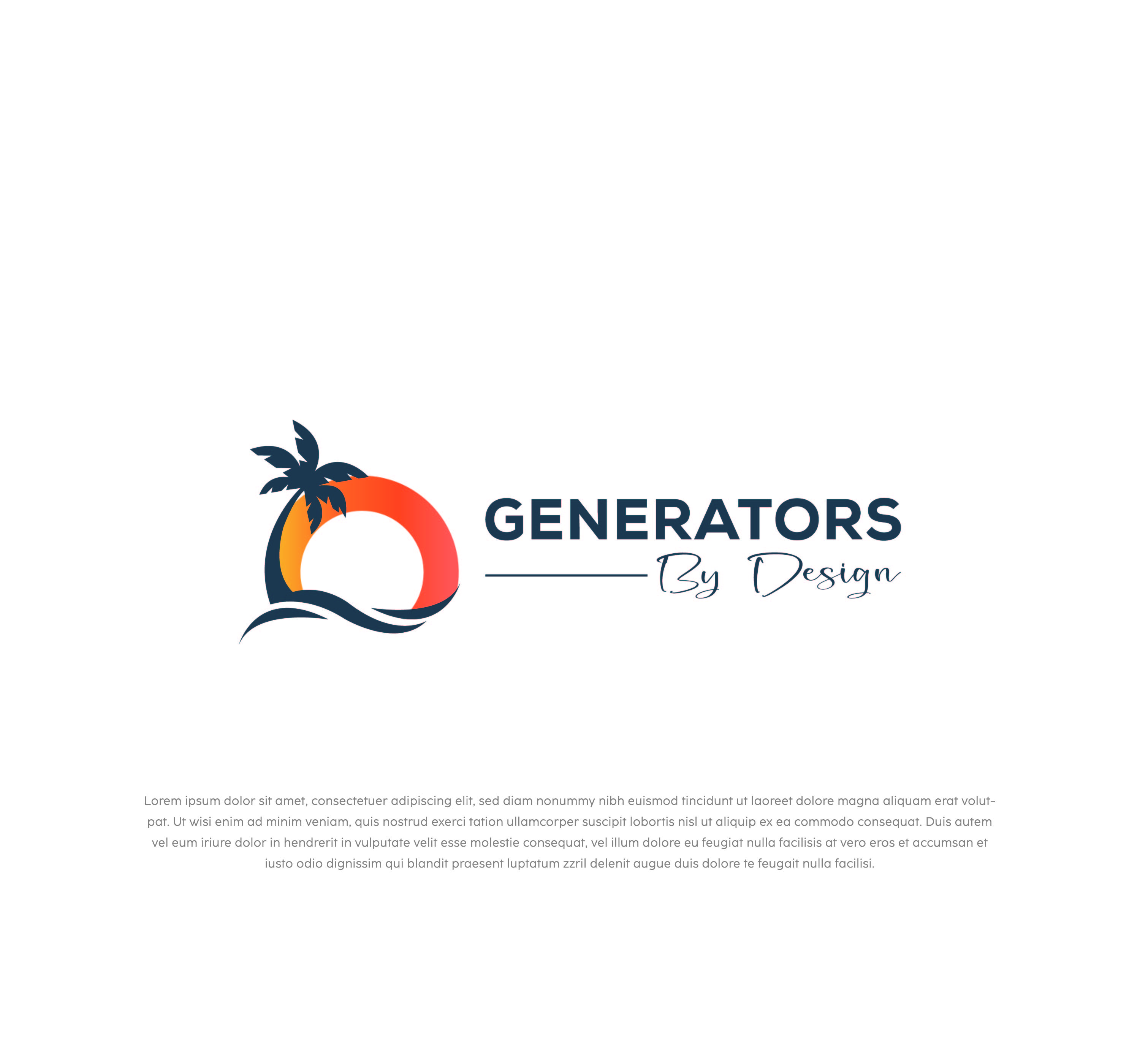 Logo Design by mehedi.h for Generators By Design LLC | Design #30959989
