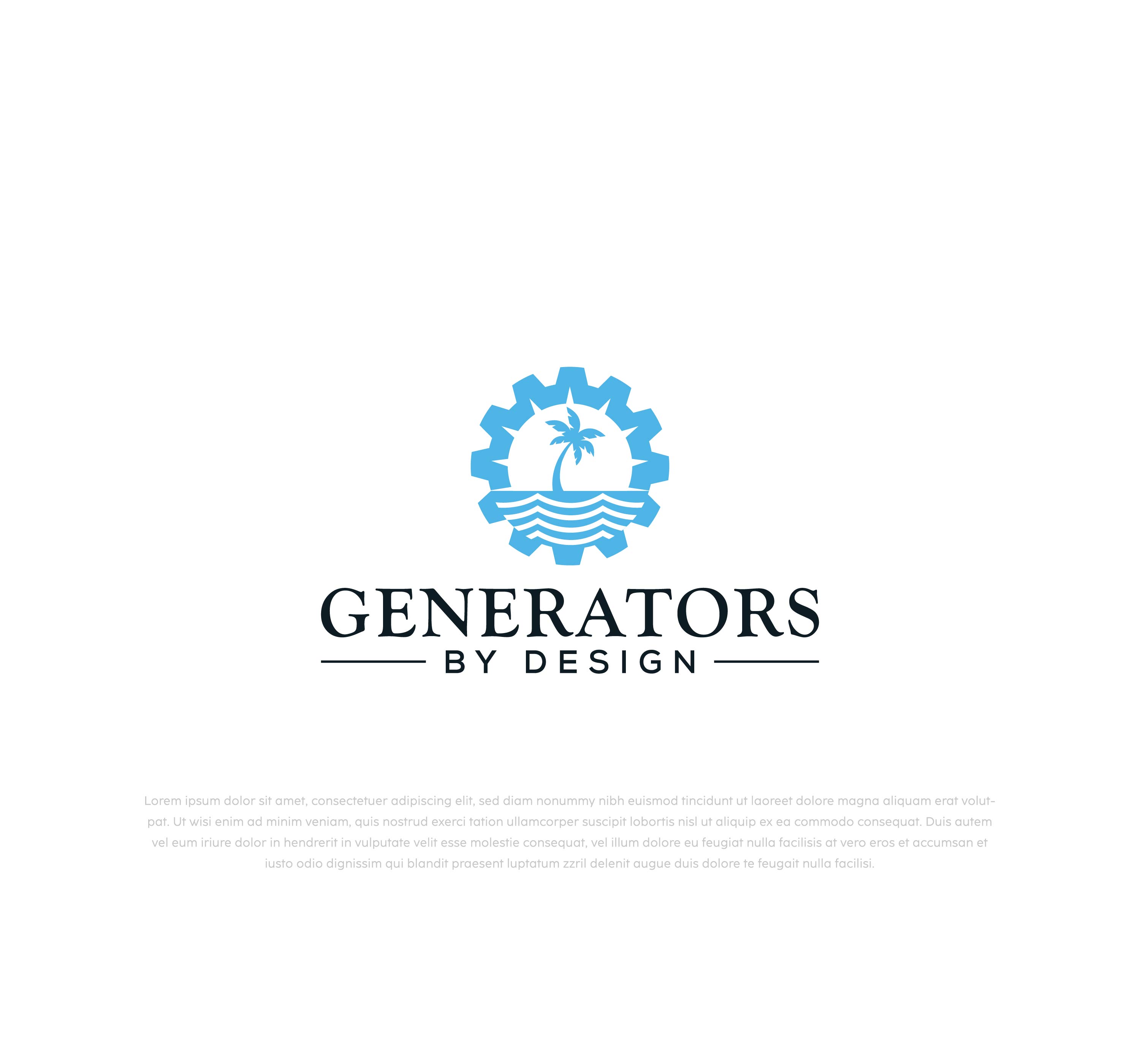 Logo Design by mehedi.h for Generators By Design LLC | Design #30981575