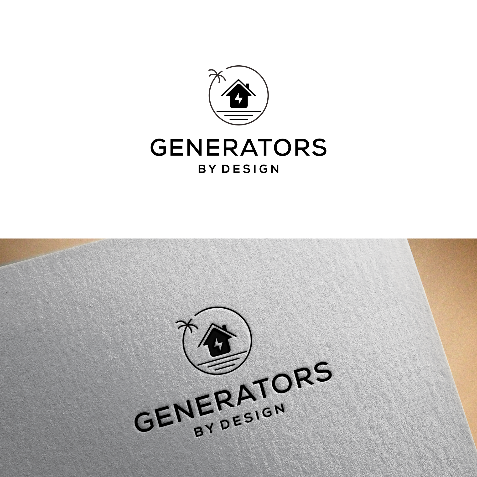 Logo Design by crafted for Generators By Design LLC | Design #30975025